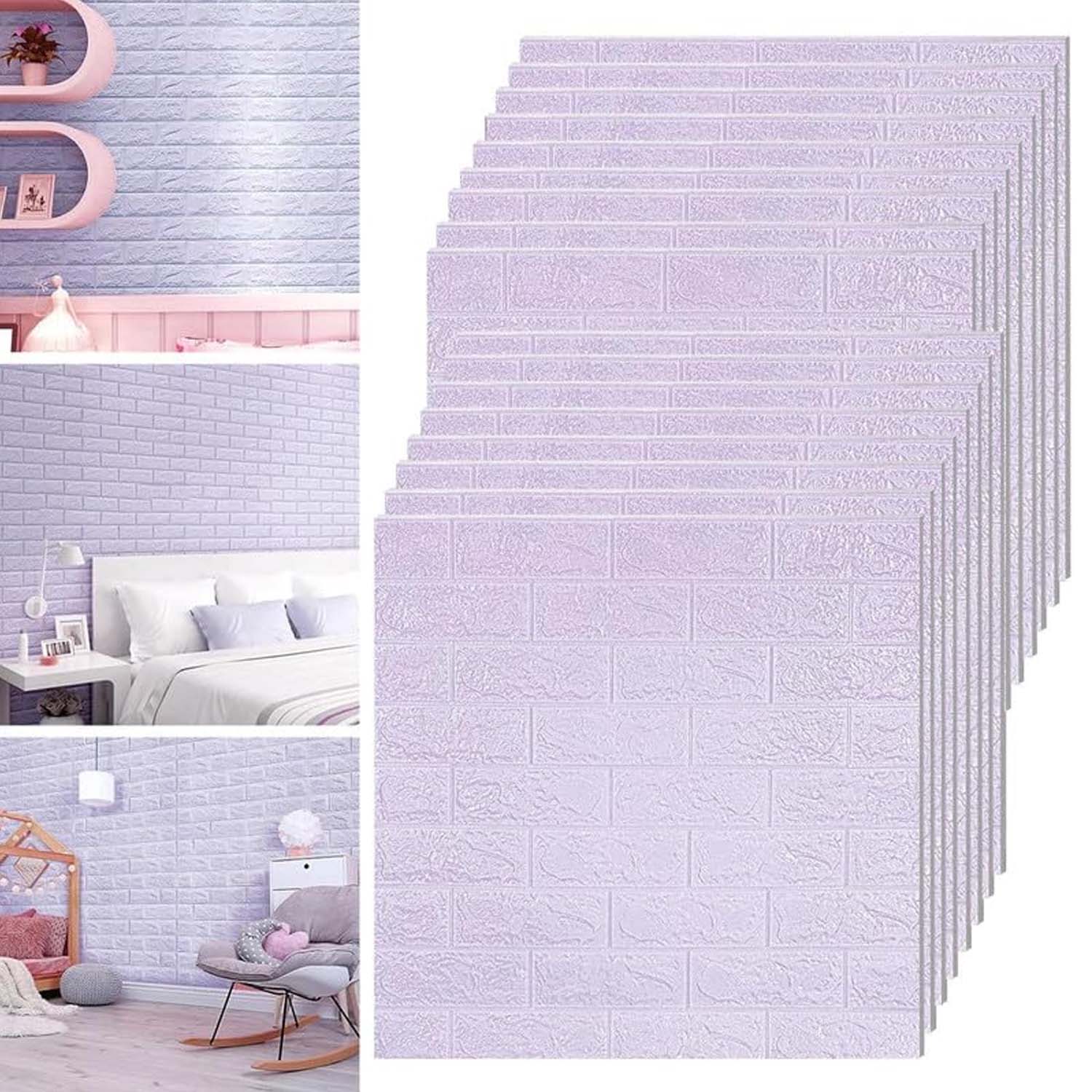 Wallpaper 3D Foam Wallpaper Sticker Panels (76 x 70 Cm / 1 Pc) - Image 4