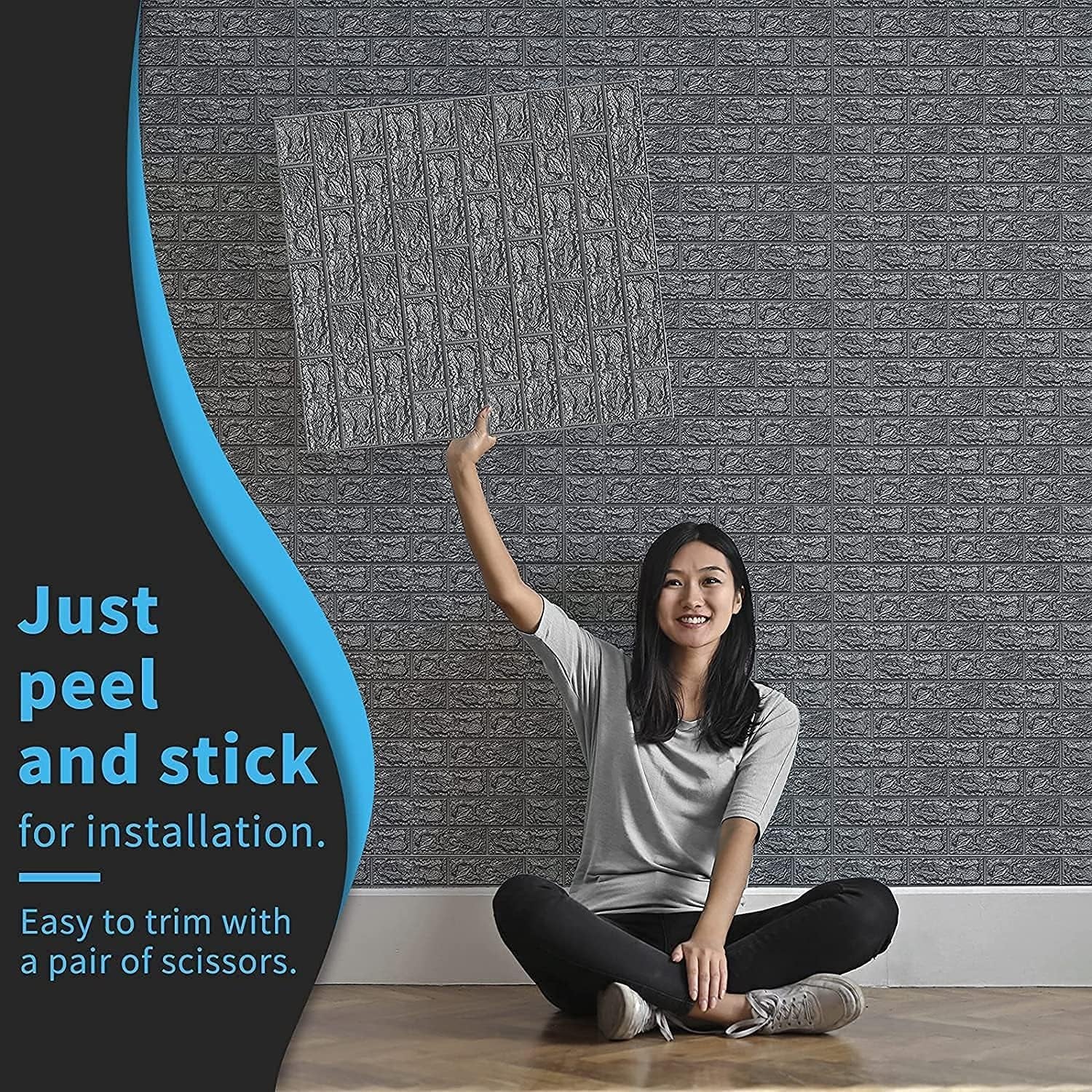Wallpaper 3D Foam Wallpaper Sticker Panels (76 x 70 Cm / 1 Pc) - Image 3