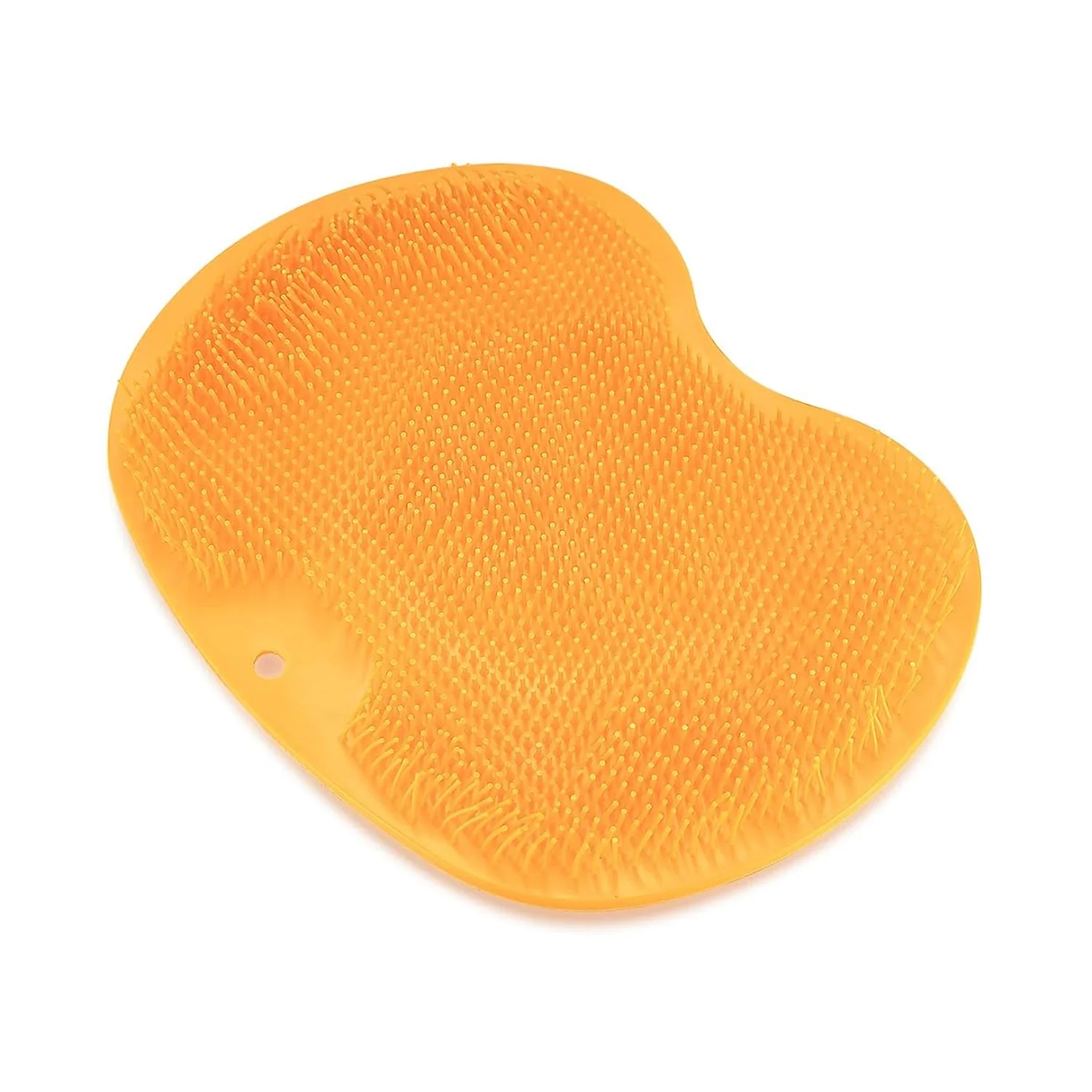 Yellow Silicone Bath Massage Cushion – Suction Cup Exfoliating Foot Scrubber & Mat - Image 5