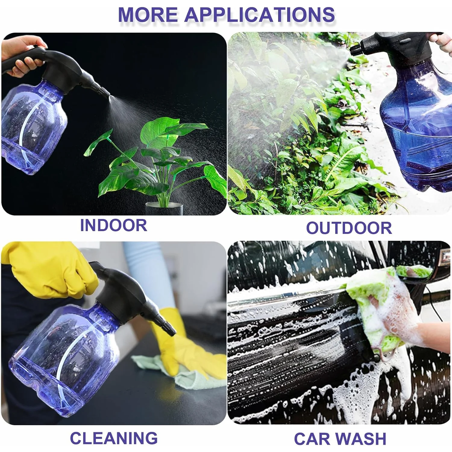 Electric 3L Garden Sprayer – Automatic, Rechargeable Watering Can Fertilizing (1 Pc) - Image 6