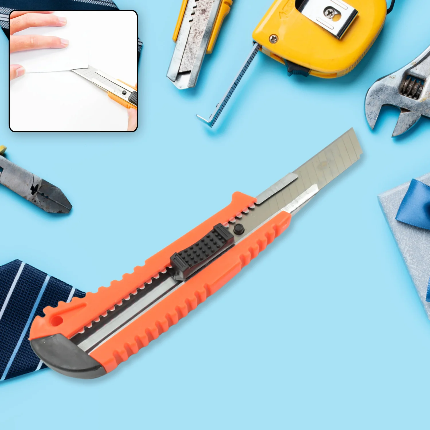 Multi-Use Heavy Duty Iron Cutter – Precision Utility Knife Blade (18mm) - Image 6