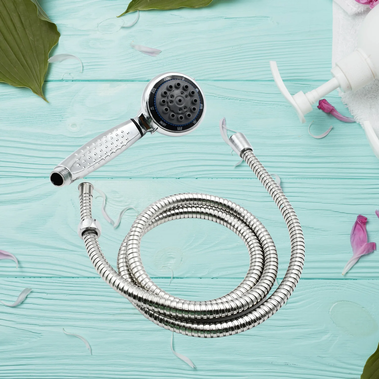Shower Head with Stainless Steel Hose – High-Pressure Multi-Function Spray - Image 2
