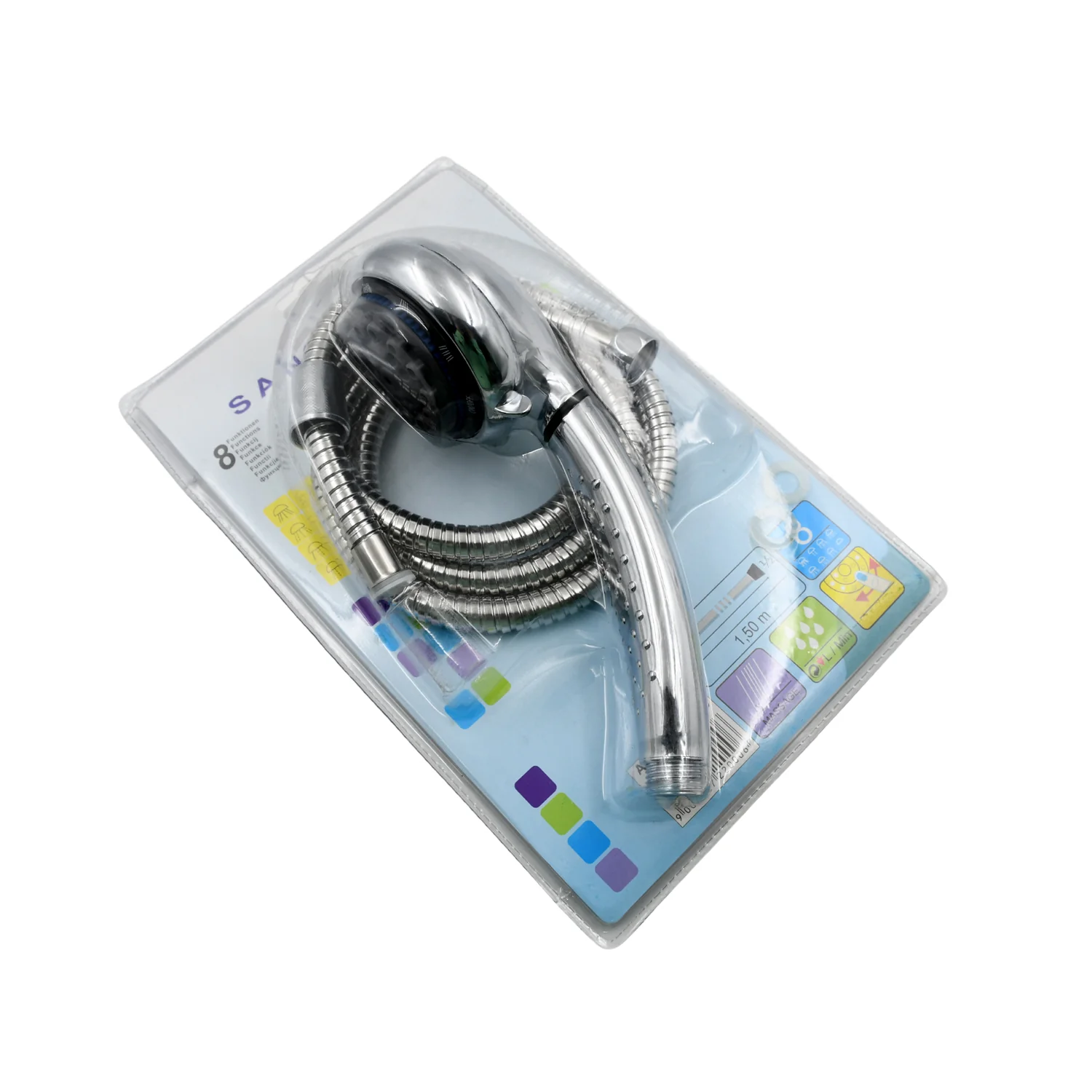 Shower Head with Stainless Steel Hose – High-Pressure Multi-Function Spray - Image 4