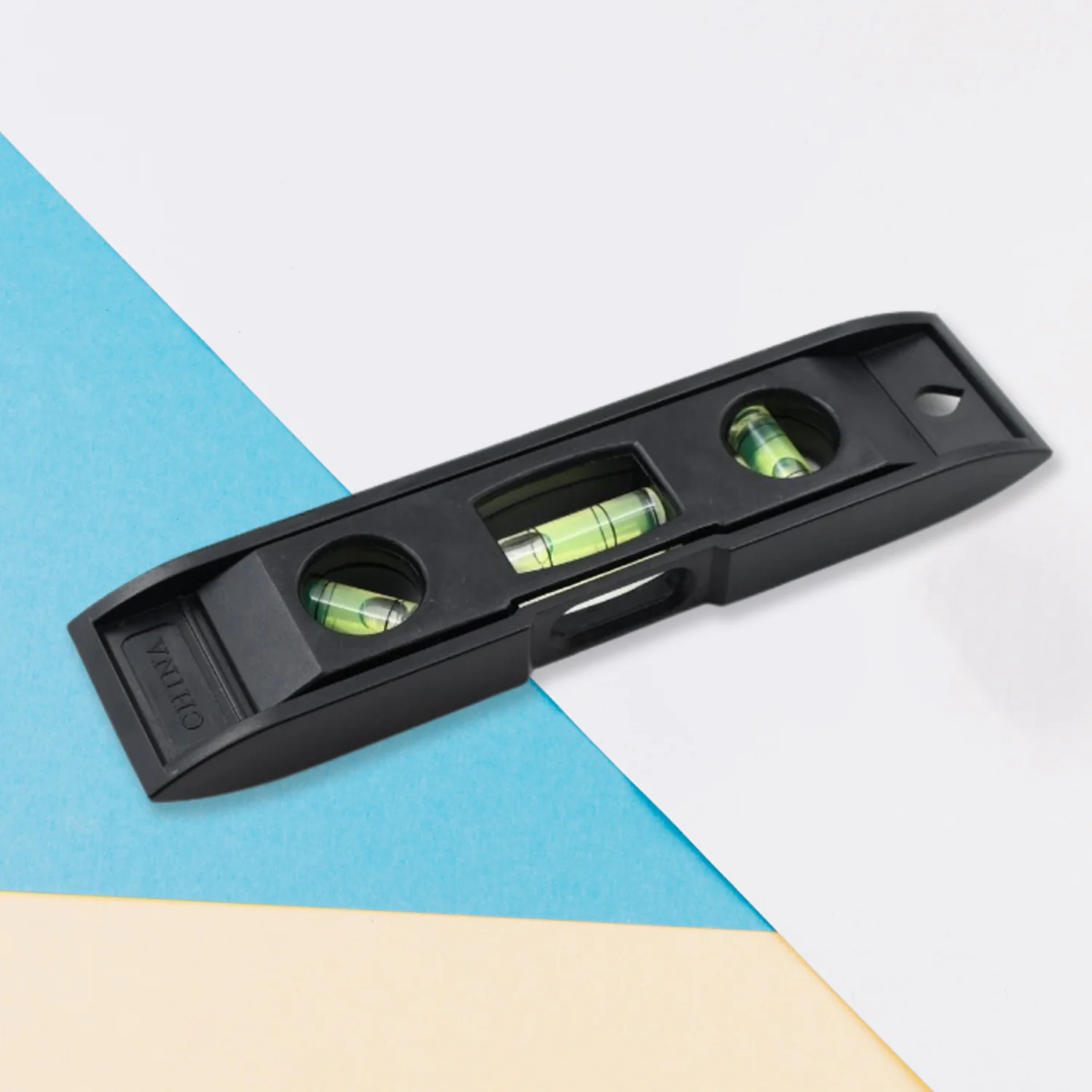Plastic Torpedo Spirit Level – 3-Bubble Measuring Tool - Image 7