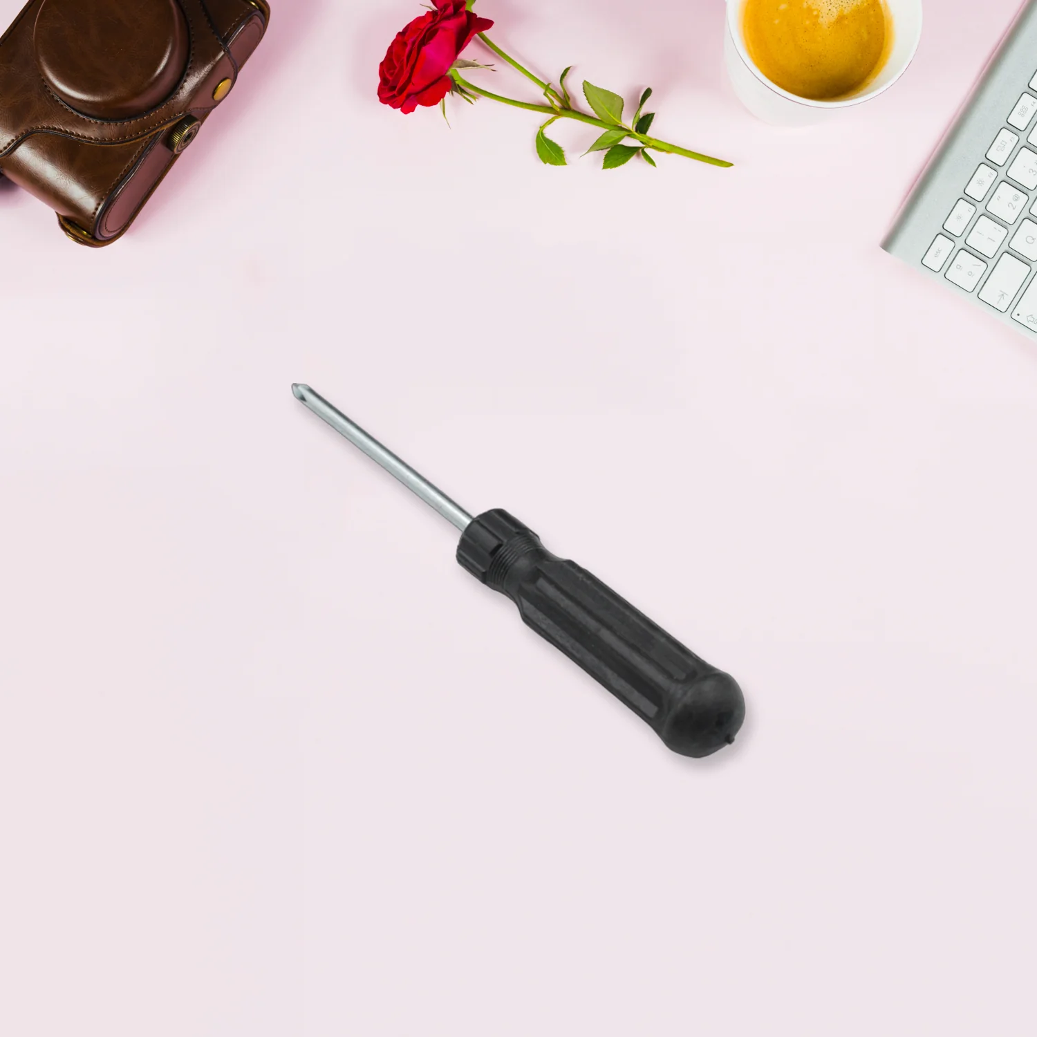 Small Pocket Size Slotted Cross Head Flat Magnetic Screwdriver (1 Pc) - Image 6