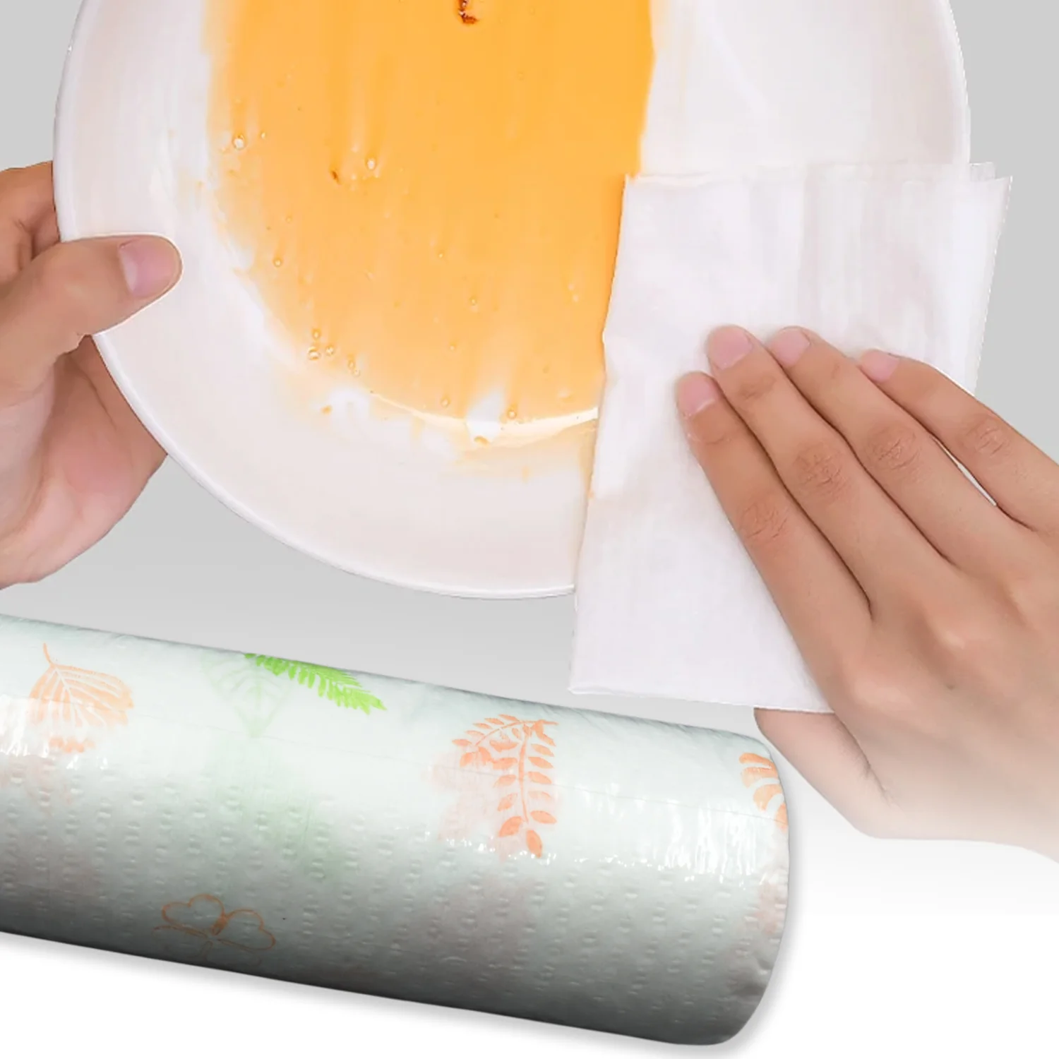Non Woven Reusable Tissue Roll Oil Absorbing Paper Towel 40 sheets / Pulls - Image 6
