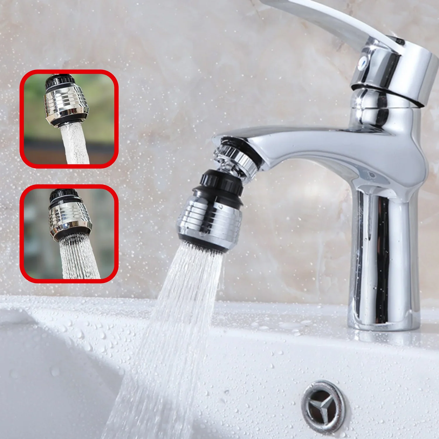 Faucet Bubbler, Faucet Aerator, Water Filter 360° Sink Use (1 Pc) - Image 6