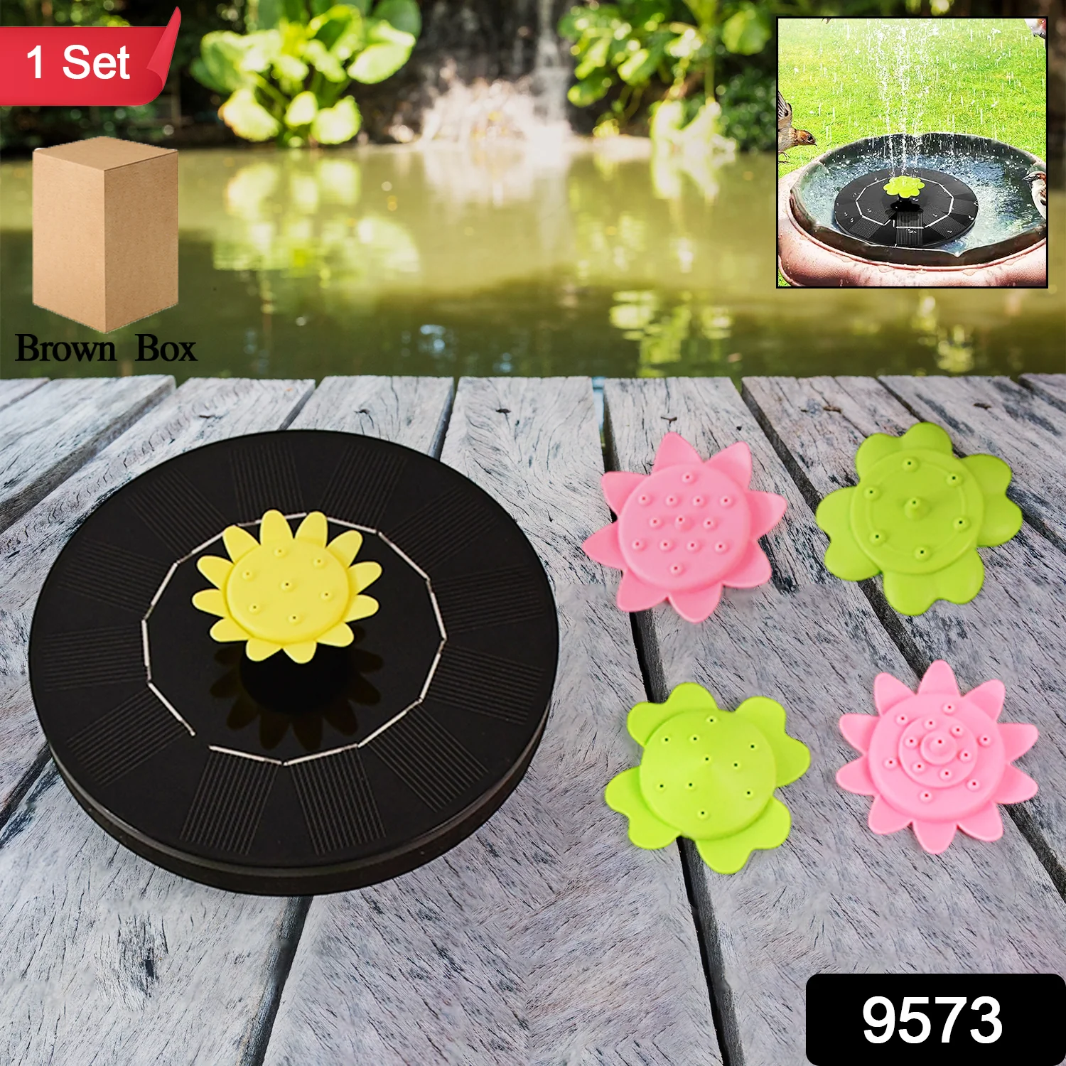 Solar Water Fountain Pump (1 Set) - Image 2