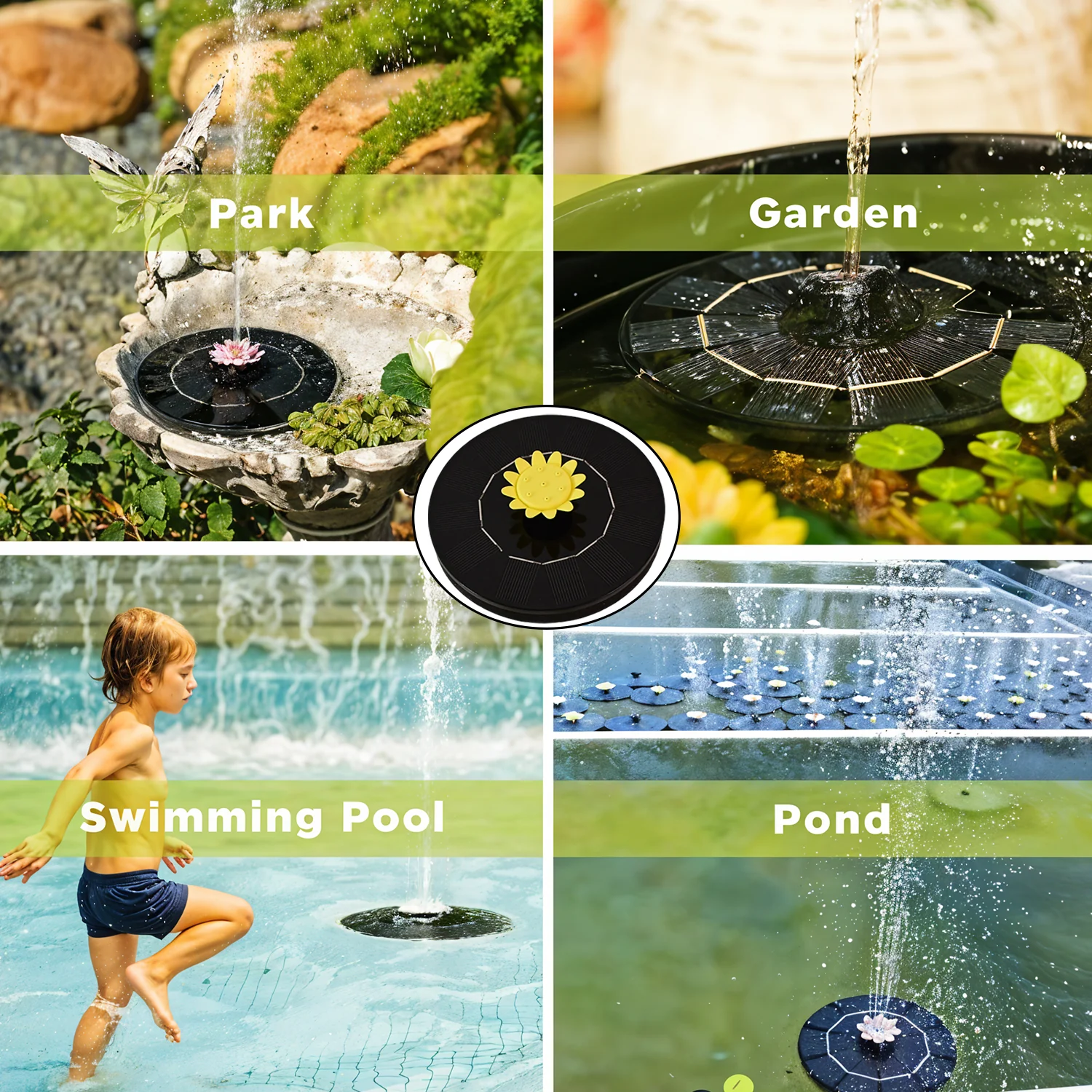 Solar Water Fountain Pump (1 Set) - Image 3