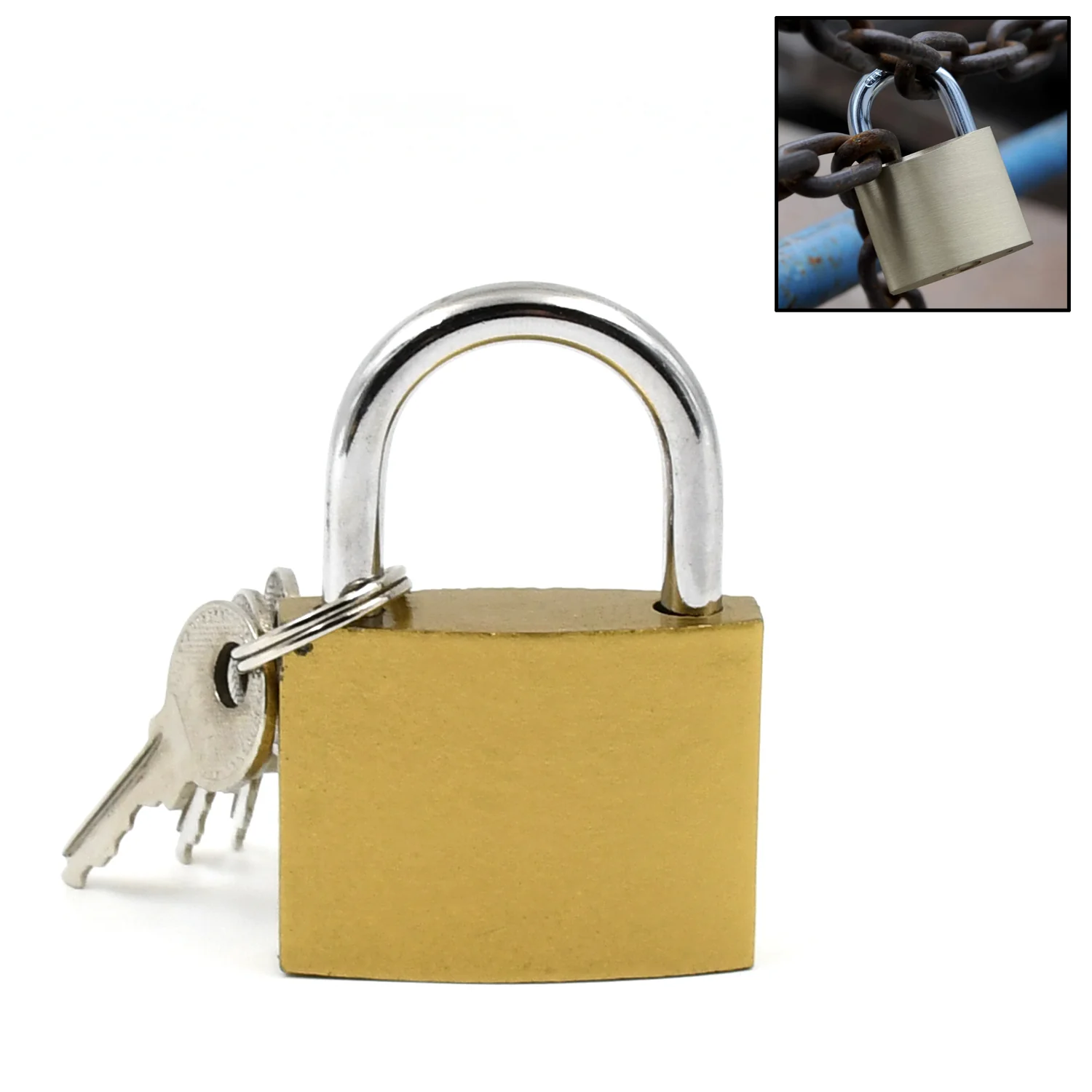 Multipurpose Solid 3 Keys door lock 38 mm / 1 Pc) - Image 6