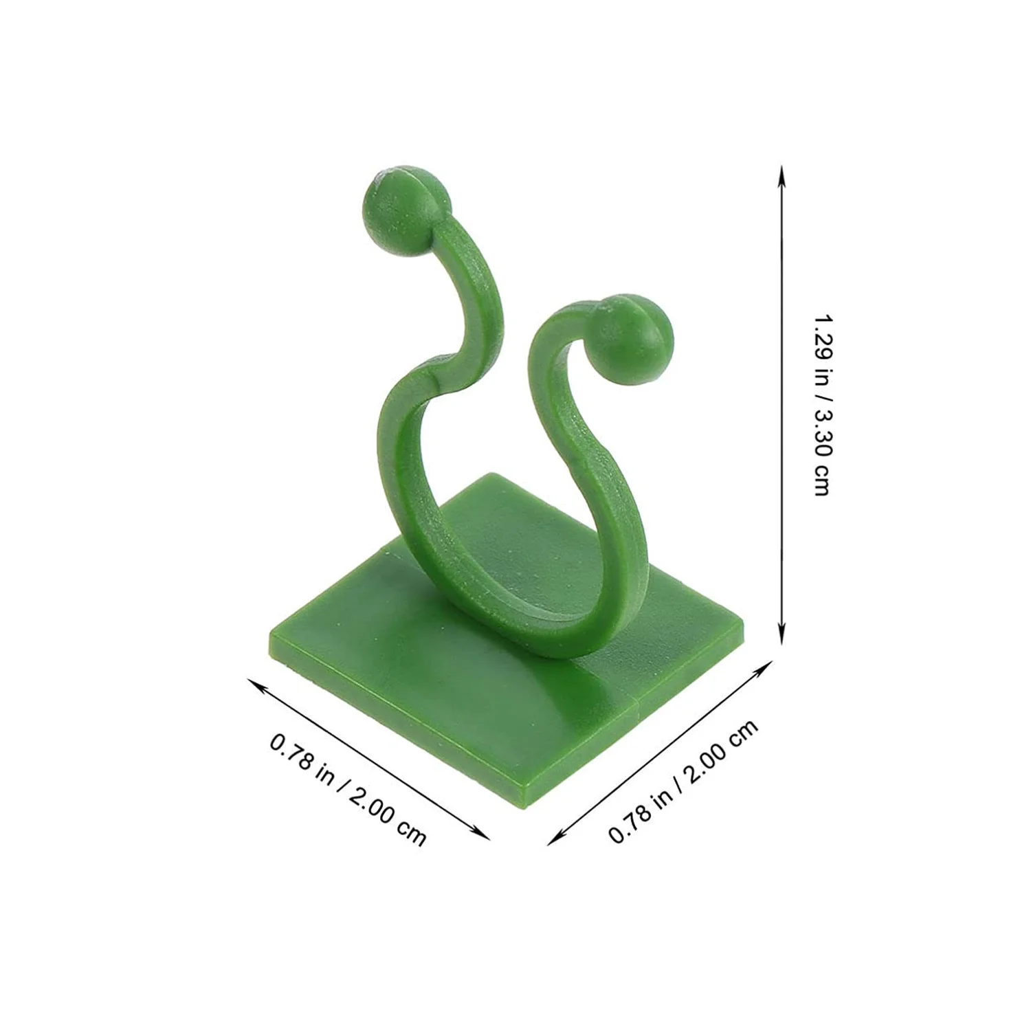 Plant Climbing Wall Fixture Clip Self-Adhesive Hook (Approx 200 Pcs Set) - Image 4
