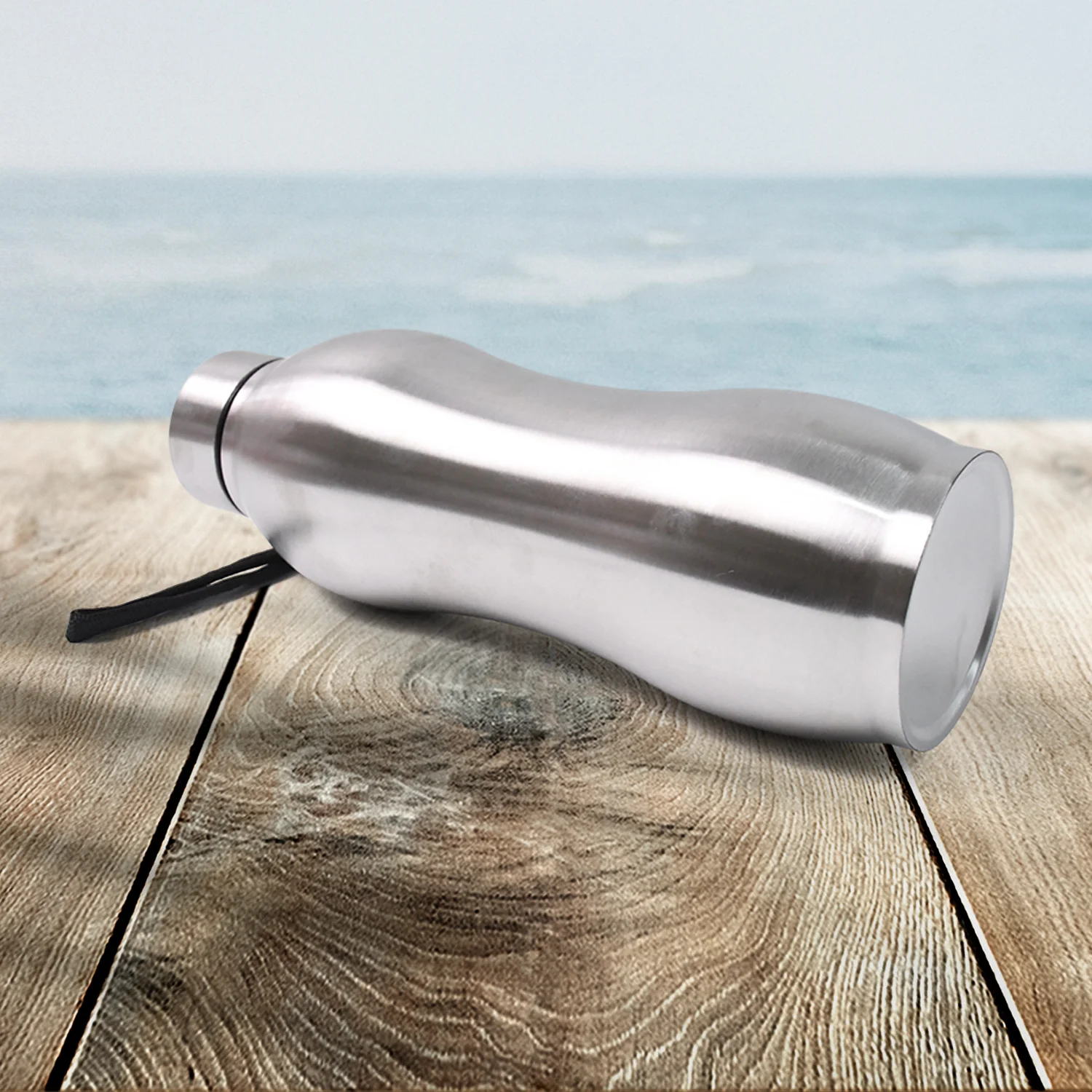 Stainless Steel Single Wall Vacuum-Insulated Drink Water Bottle (1000 ML) - Image 3