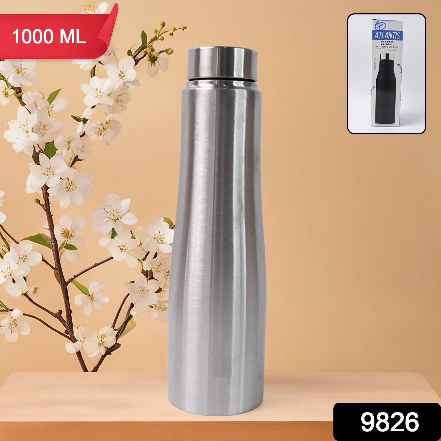 Stainless Steel Vacuum-Insulated Drink Water Bottle (1000 ML) - Image 2