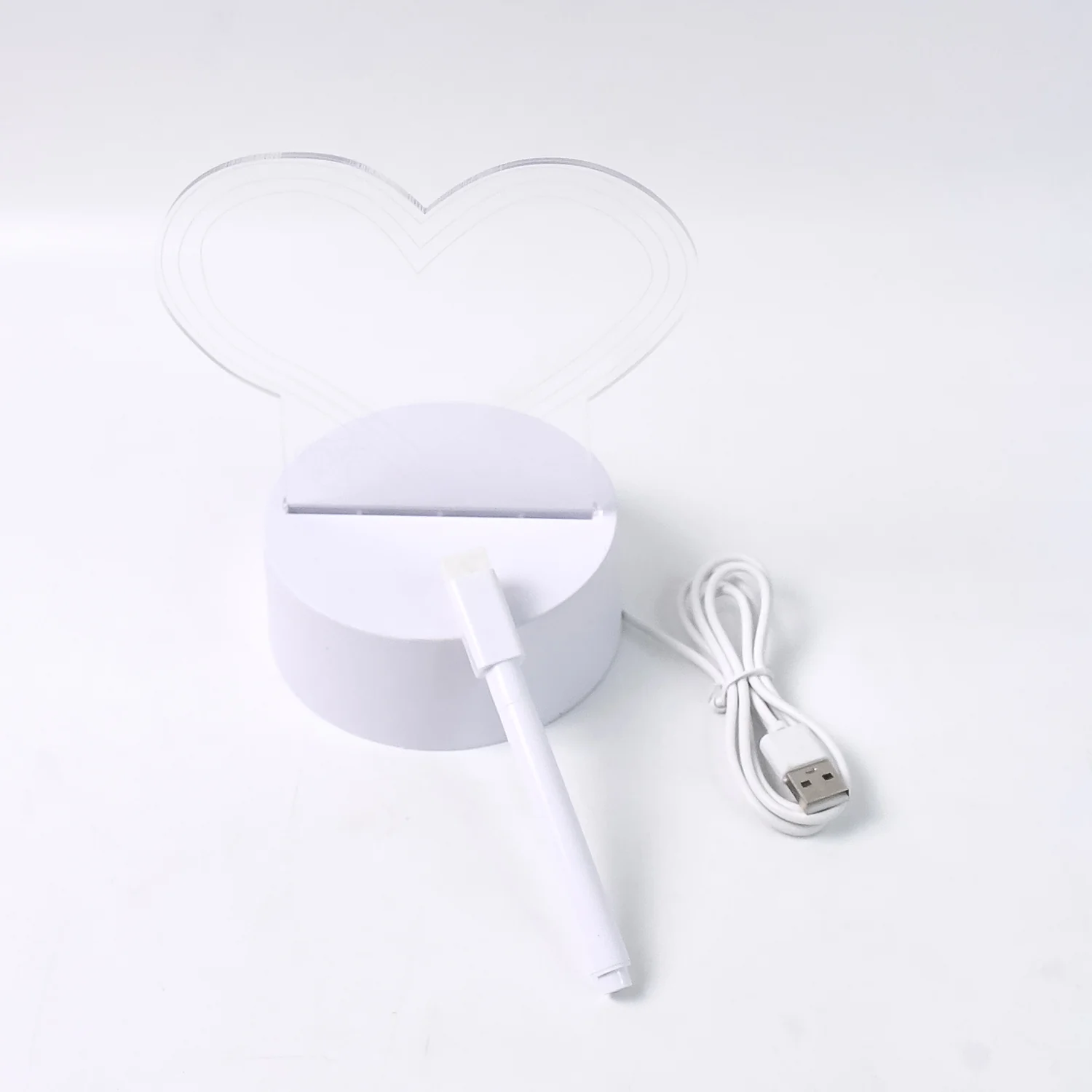Creative Visualization Lamp 3D Acrylic Decorative Lamp With Pen - Image 4