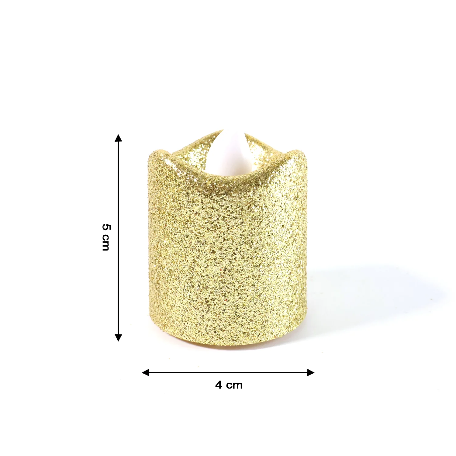 Christmas Premium Glitter LED Tealight Candles (6 Pc Set) - Image 7