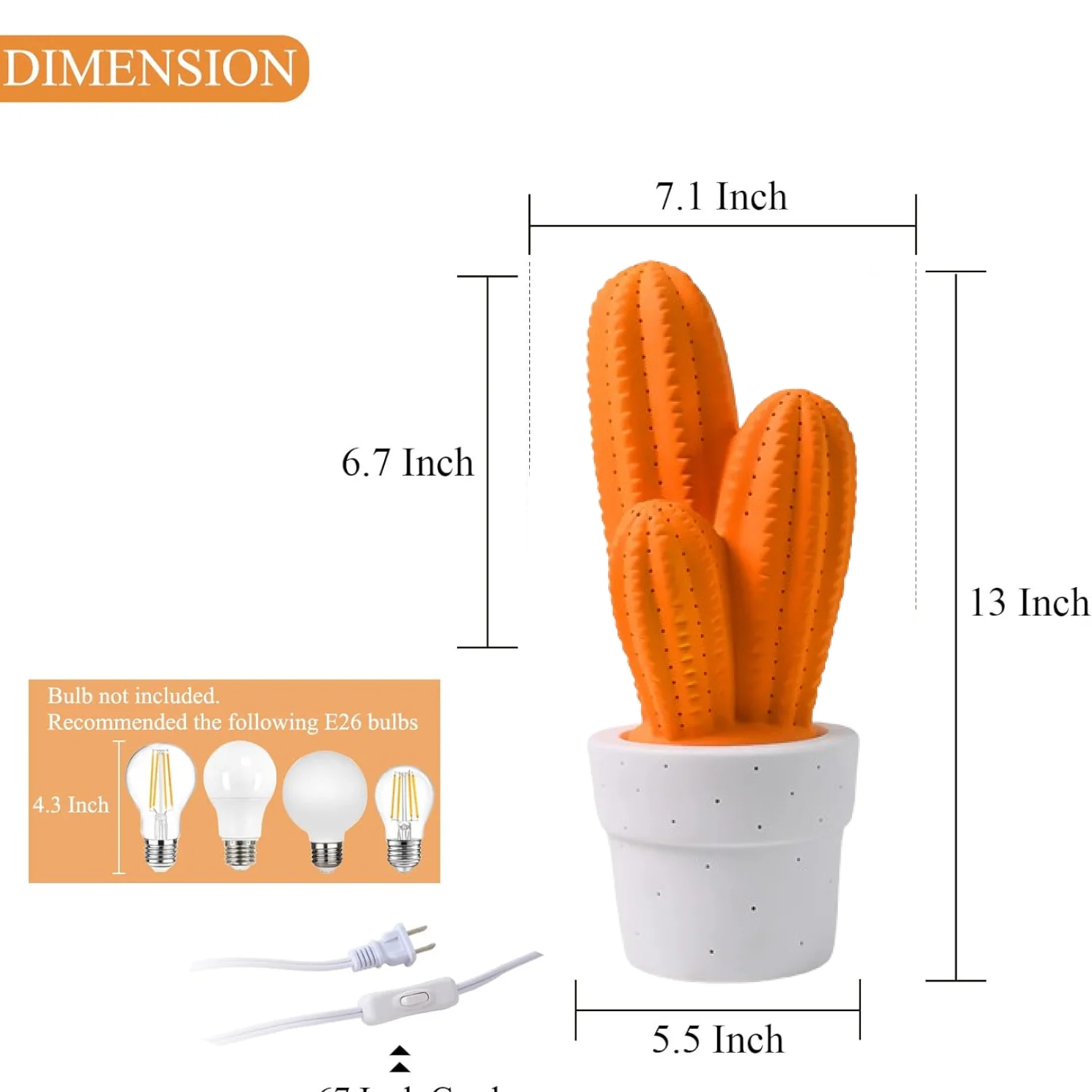 Big Ceramic Table Lamp for Home Decor Elegant Ambient Lighting Lamp (1 Pc) - Image 3