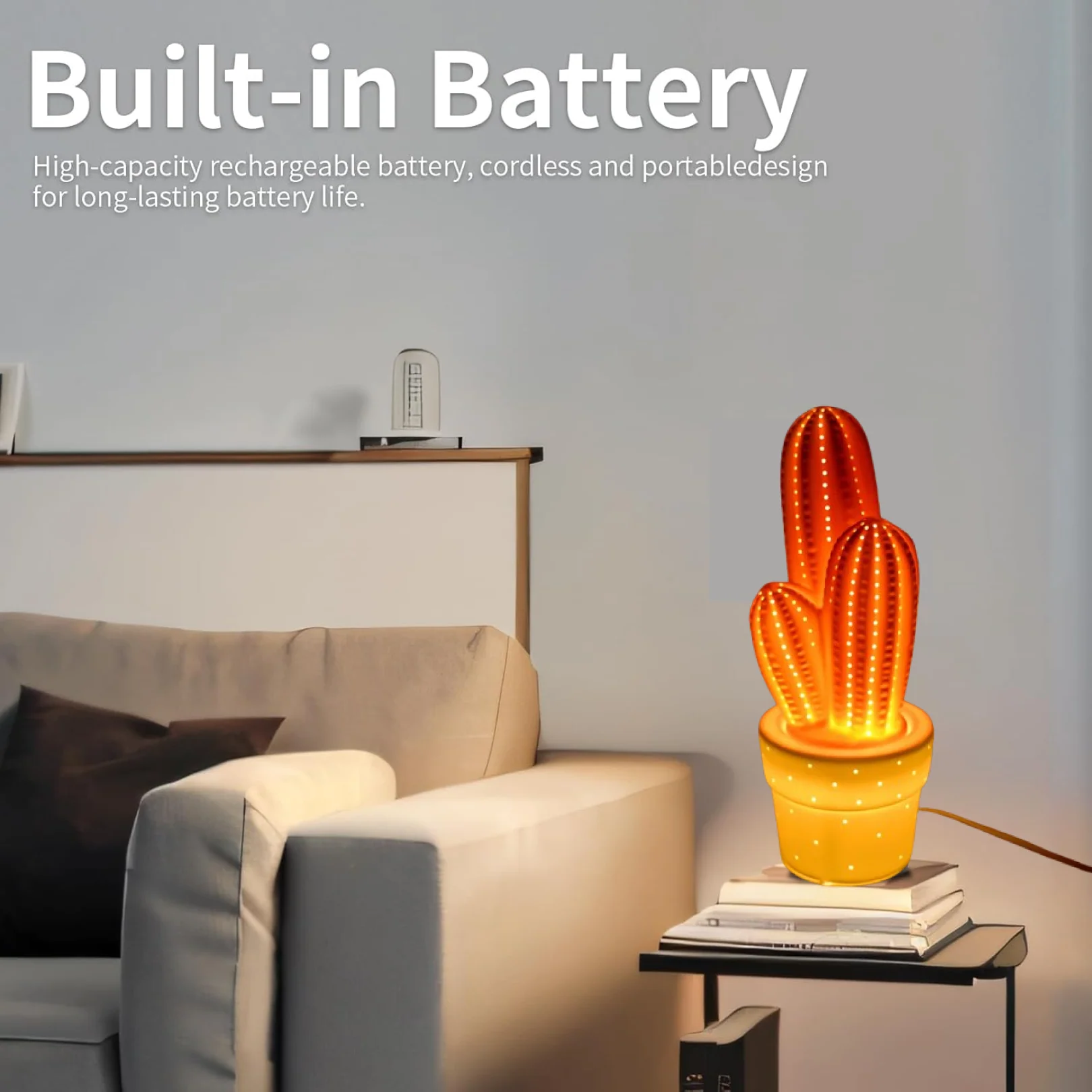 Big Ceramic Table Lamp for Home Decor Elegant Ambient Lighting Lamp (1 Pc) - Image 7