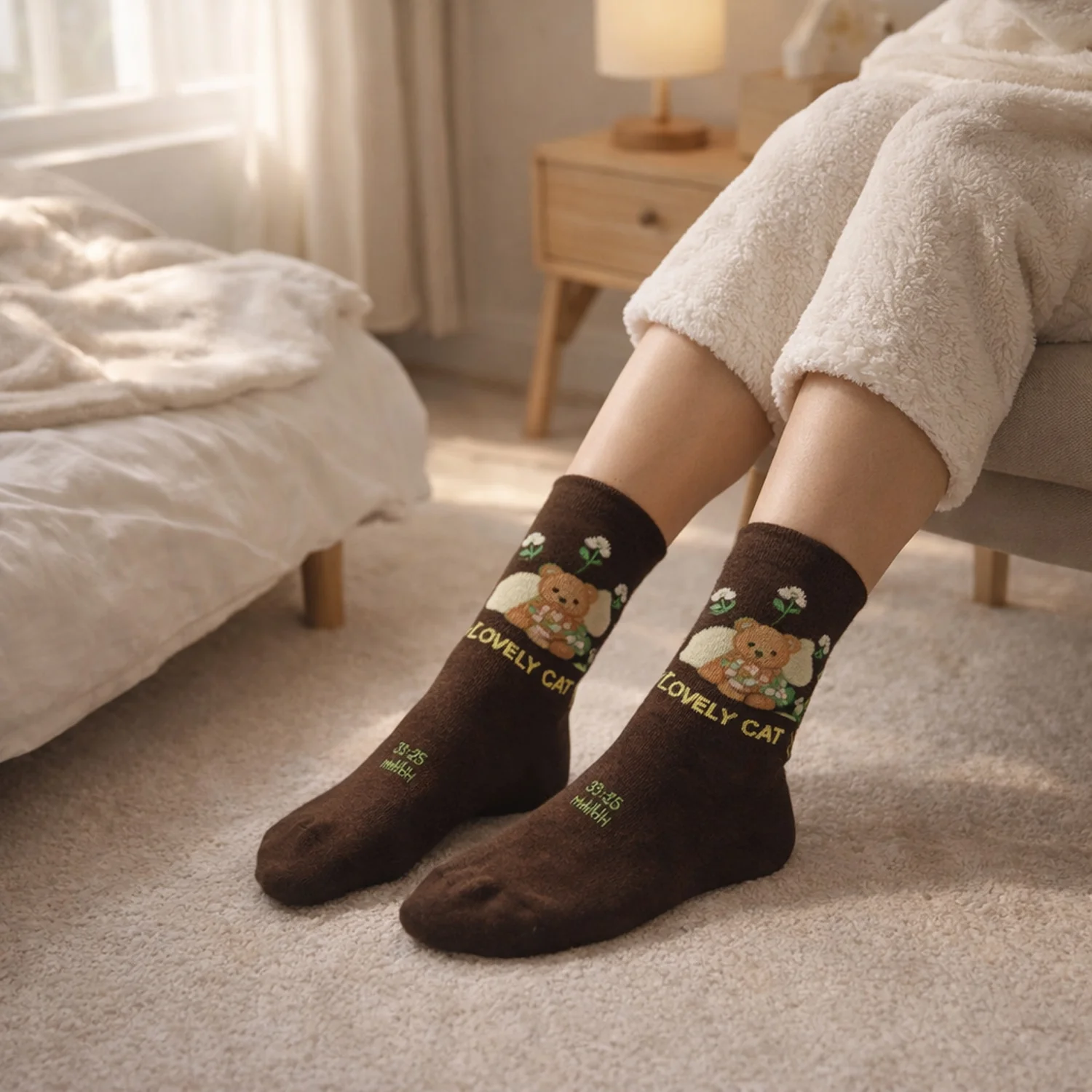 Premium Soft Light Socks (1 Pair / Long) - Image 3