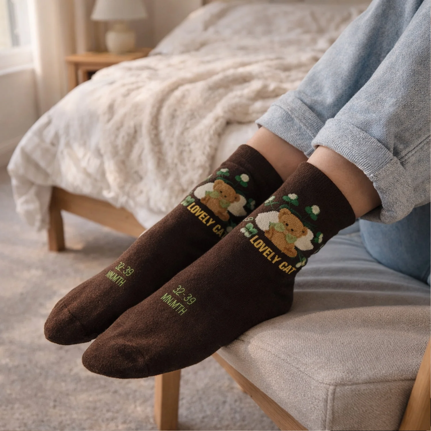 Premium Soft Light Socks (1 Pair / Long) - Image 6