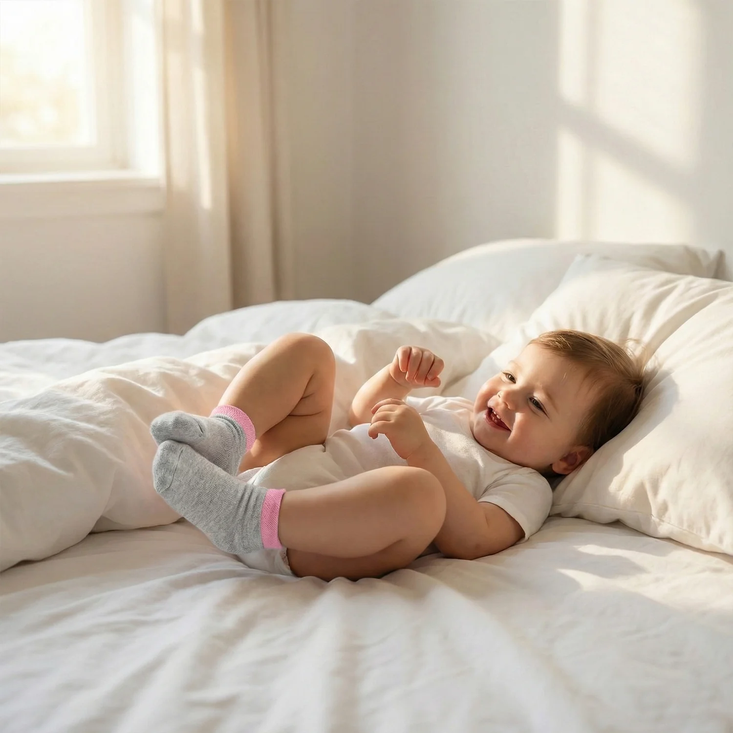 Premium Soft Light Socks (1 Pair / Small / Kids) - Image 7