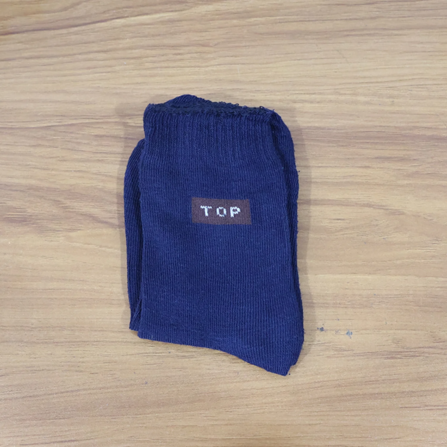 Navy Blue Casual Daily Wear Socks (1 Pair) - Image 8