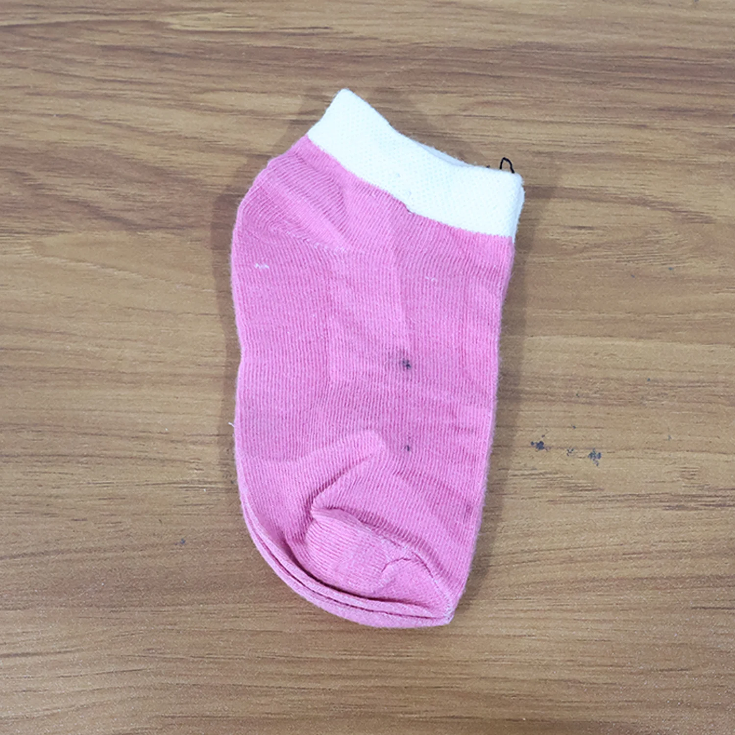 Pink & White Soft Ankle Socks for Kids (1 Pair) - Image 8