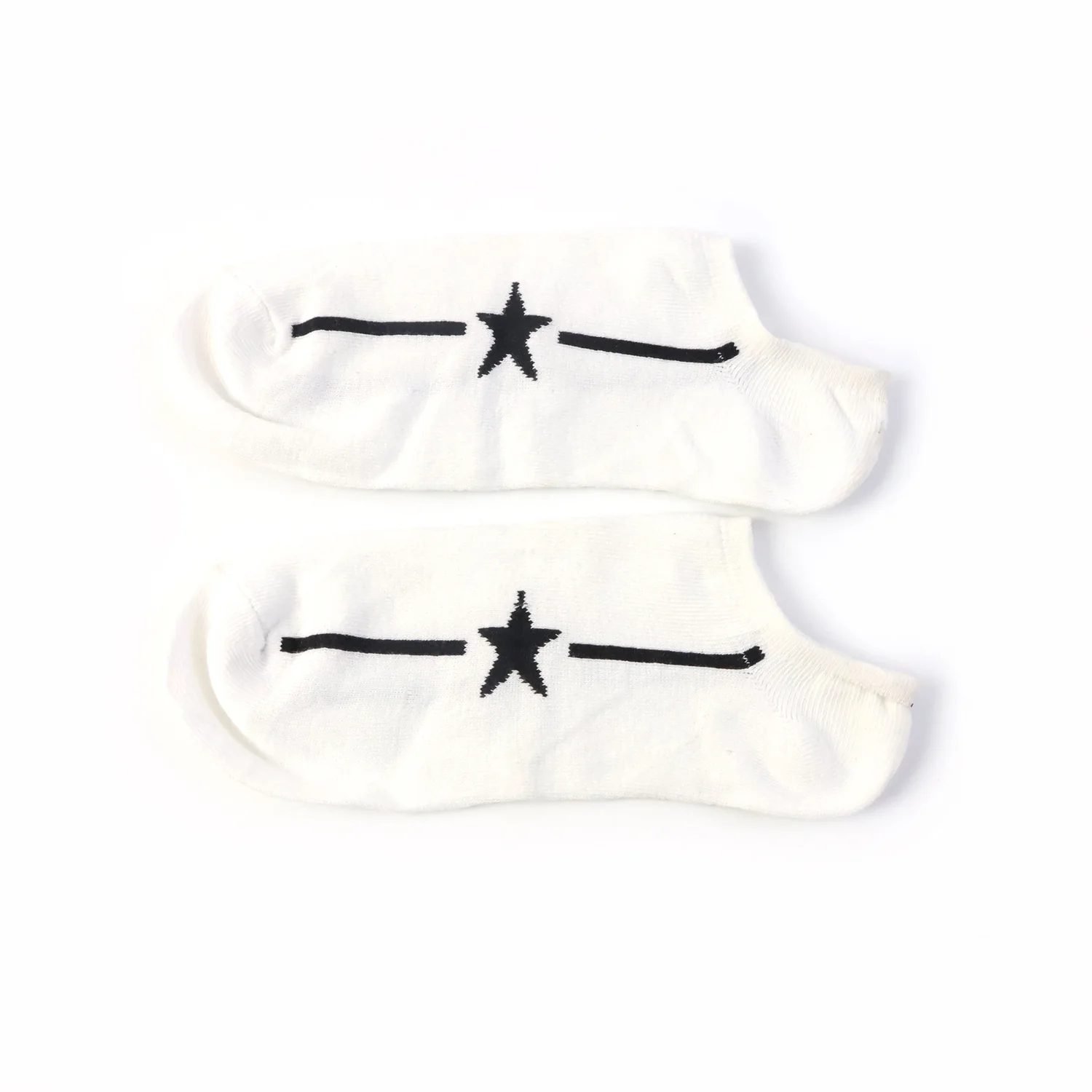 White Star Pattern Low-Cut Socks (1 Pair) - Image 5