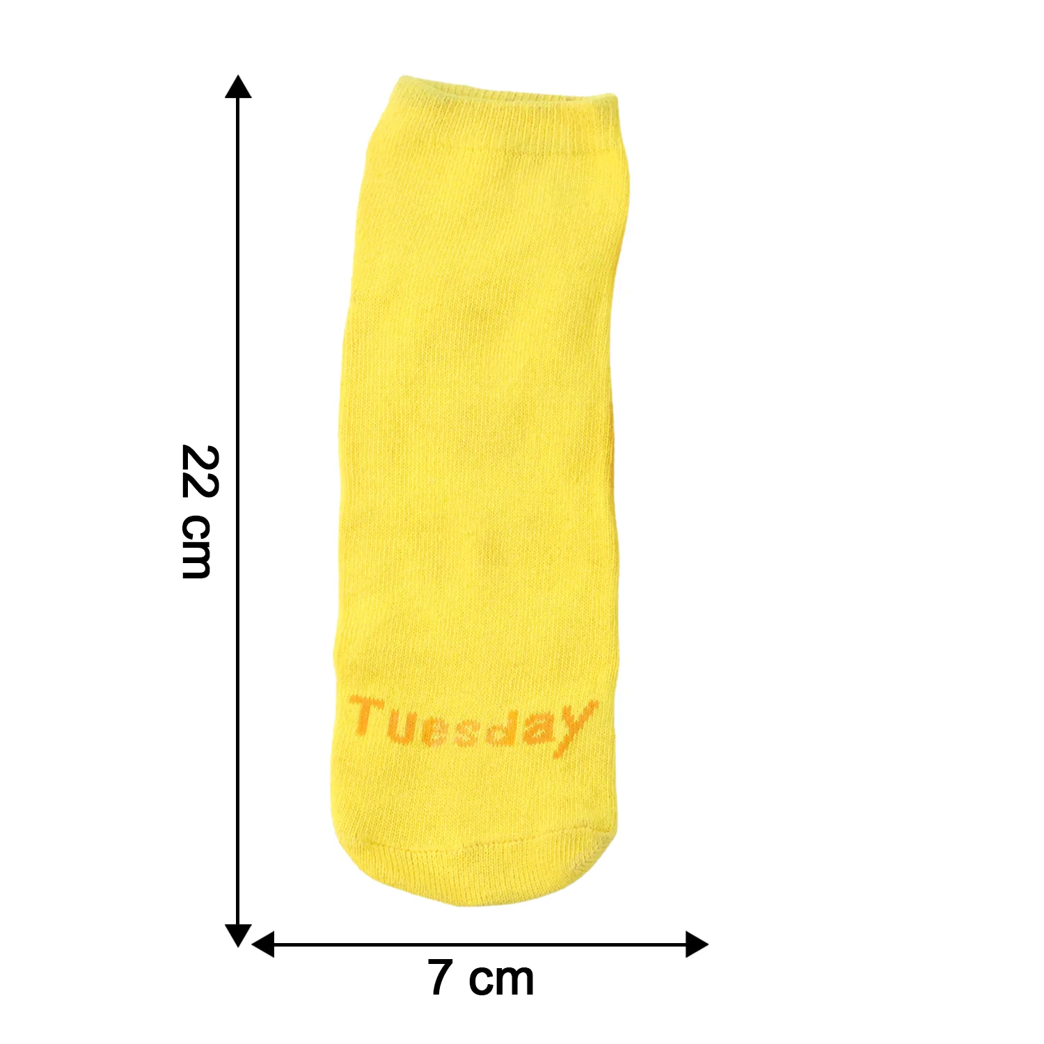 Tuesday Theme Yellow Casual Socks (1 Pair) - Image 4