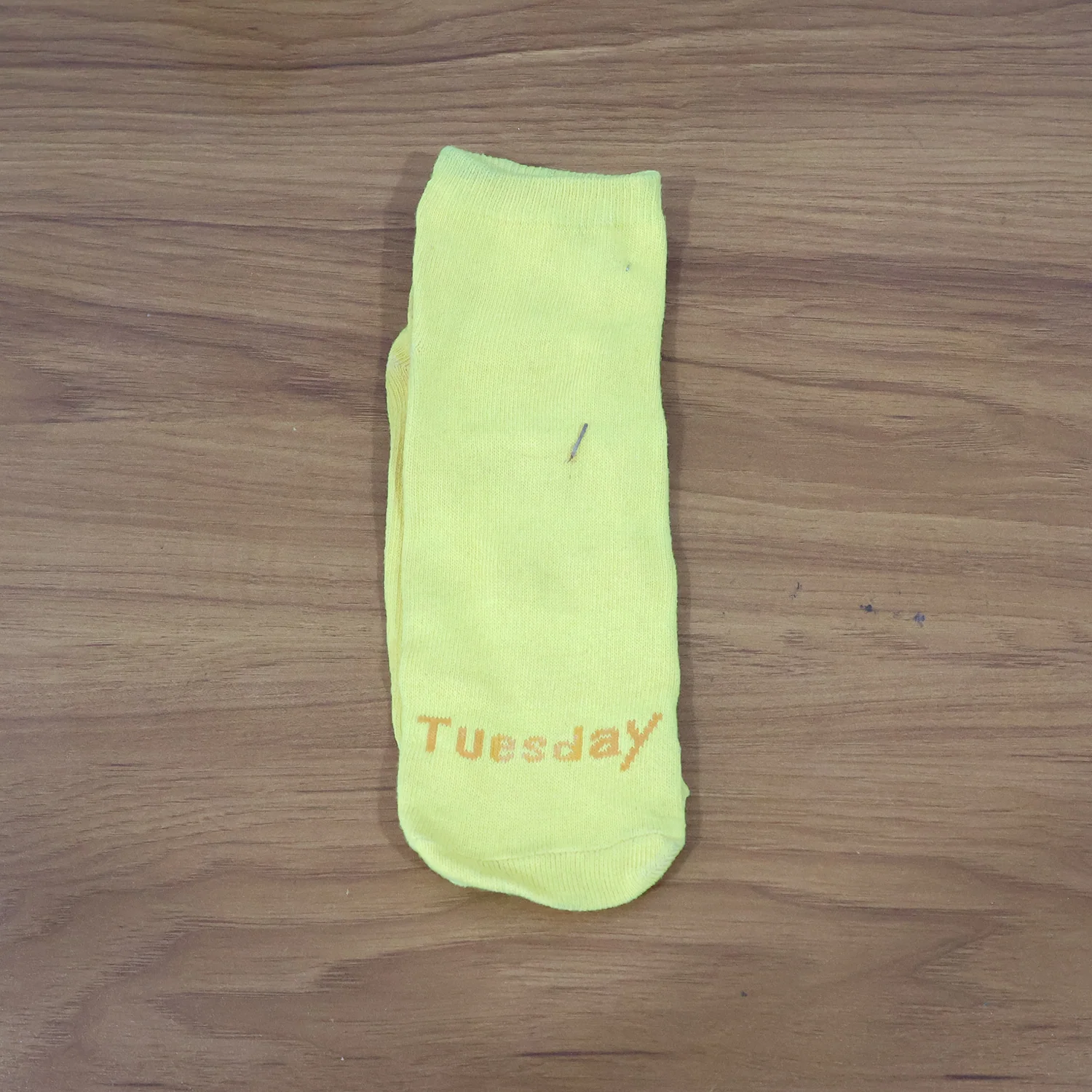 Tuesday Theme Yellow Casual Socks (1 Pair) - Image 8
