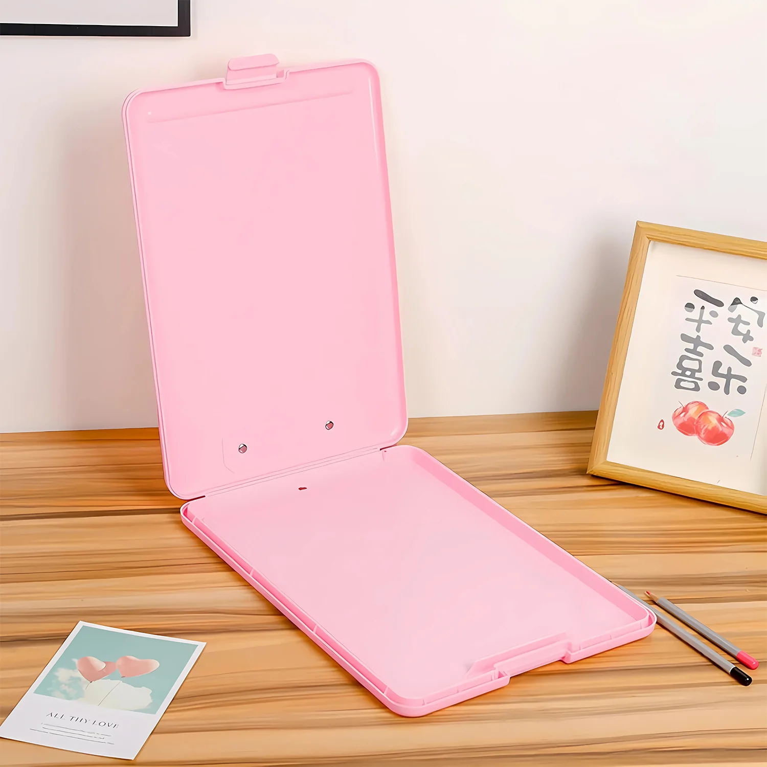 A4 Size Hard Plastic Clipboard File Folder (1 Pc) - Image 6
