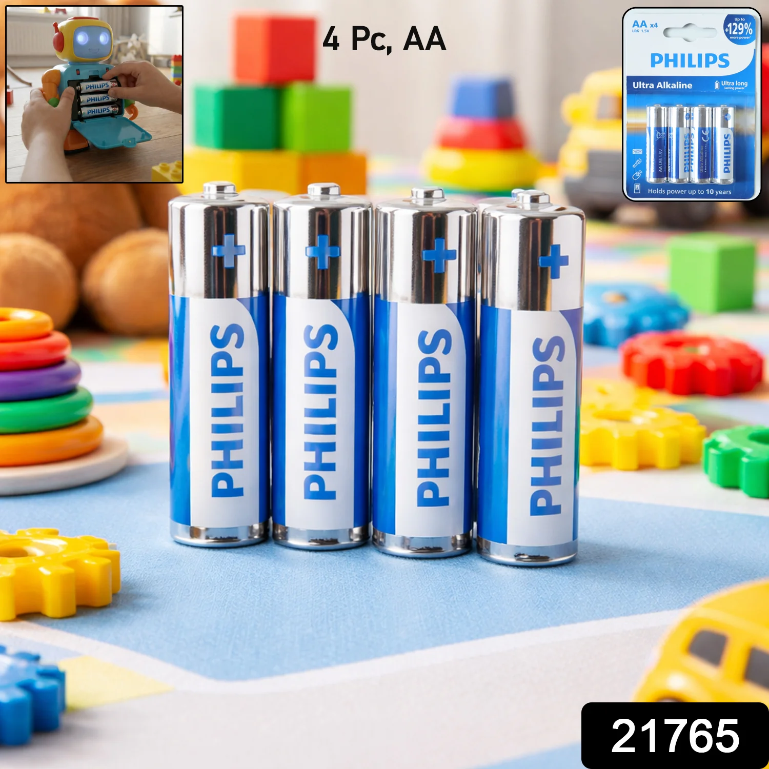 AA Size Ultra Alkaline Batteries (4 Pc) - Image 2