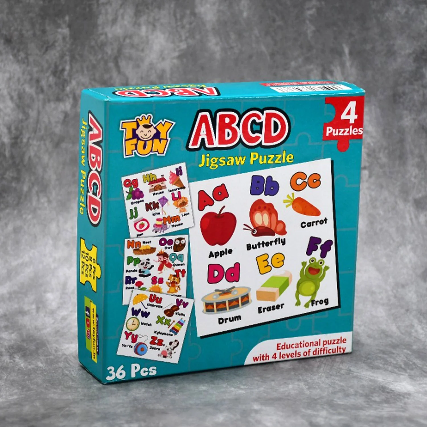 ABC Jigsaw Puzzle Toy for Children (4-Pcs Pack) - Image 12