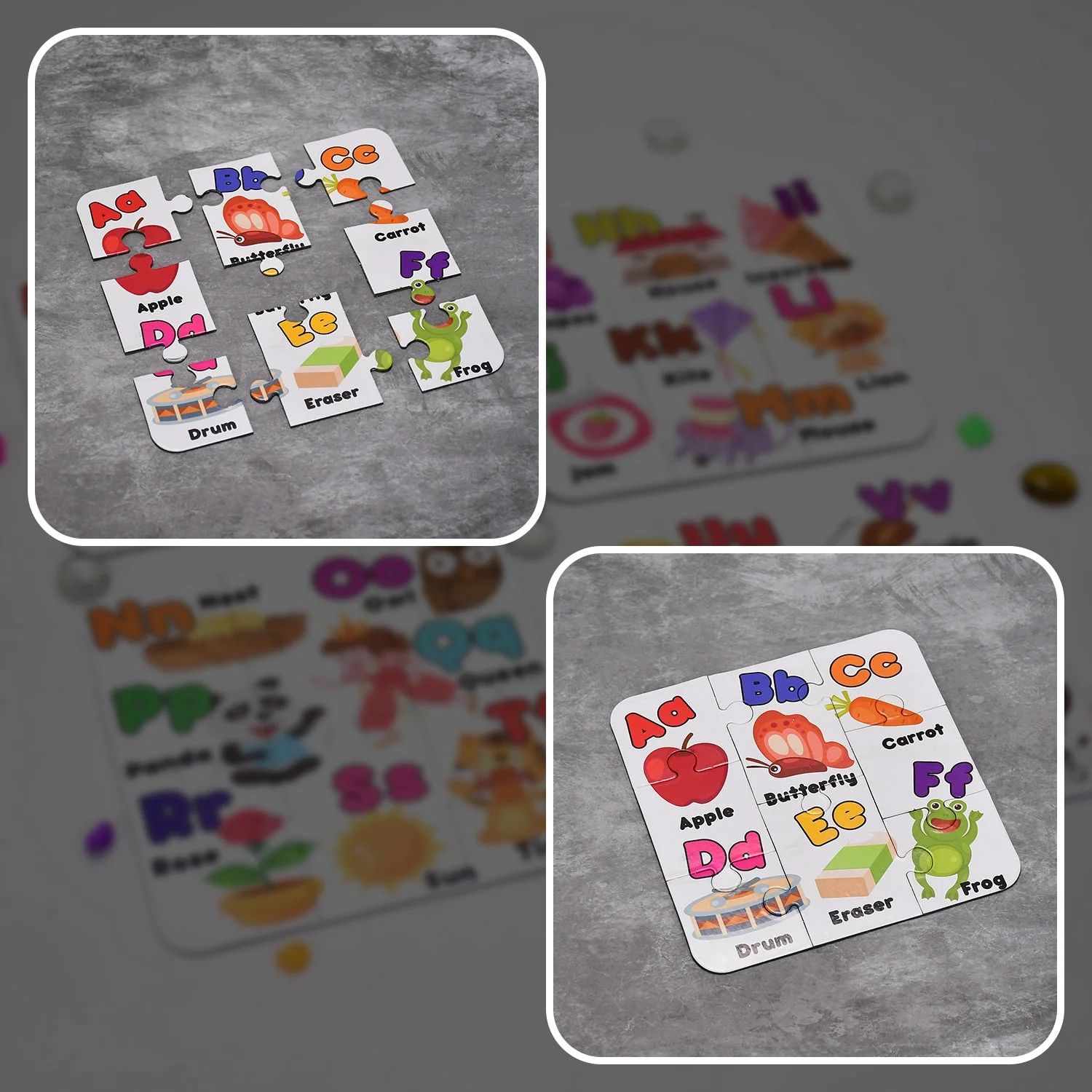 ABC Jigsaw Puzzle Toy for Children (4-Pcs Pack) - Image 13