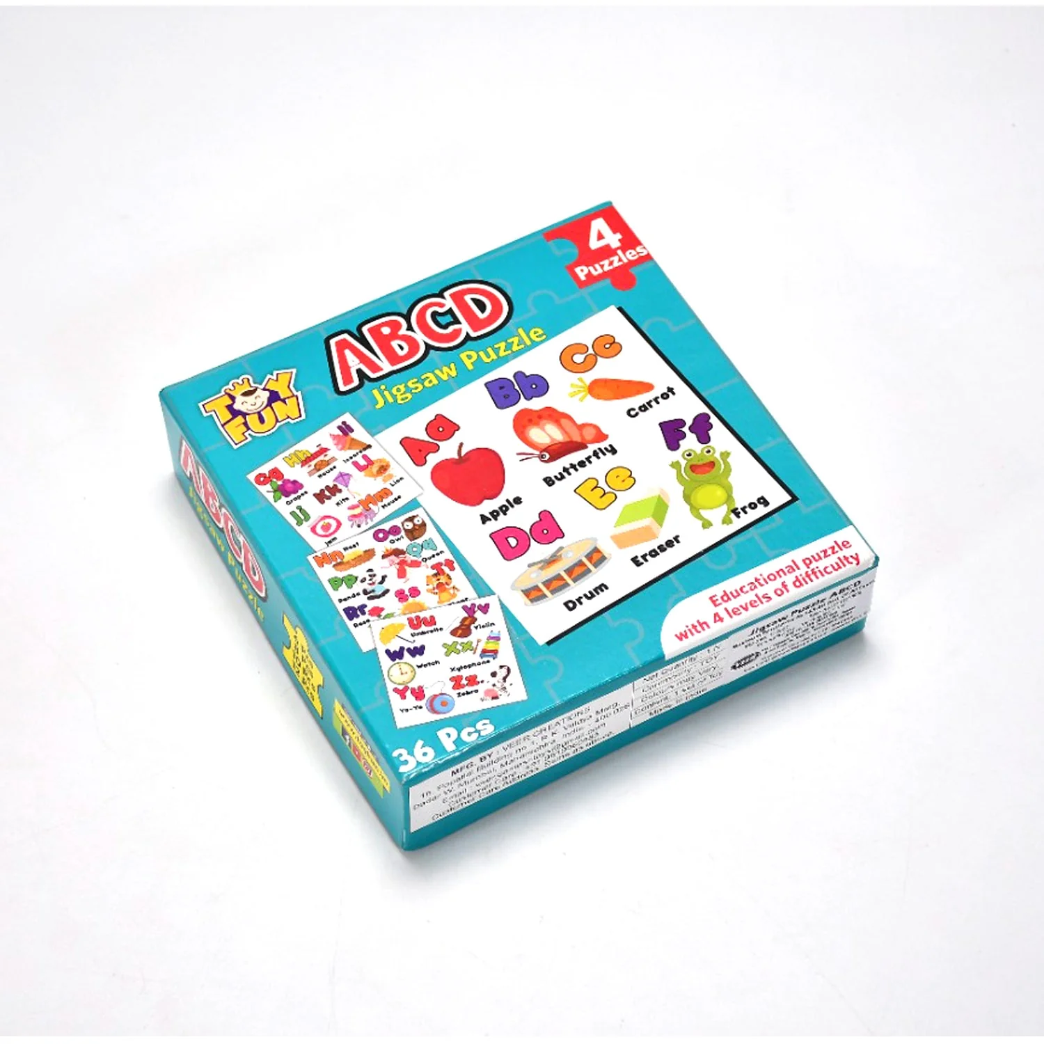 ABC Jigsaw Puzzle Toy for Children (4-Pcs Pack) - Image 7