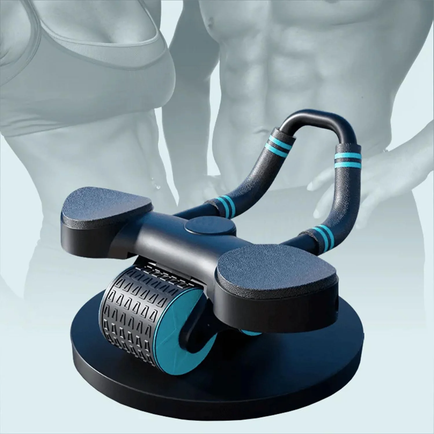 Abdominal Wheel Roller with Elbow Support, Timer & Skipping Rope (1 Set) - Image 6