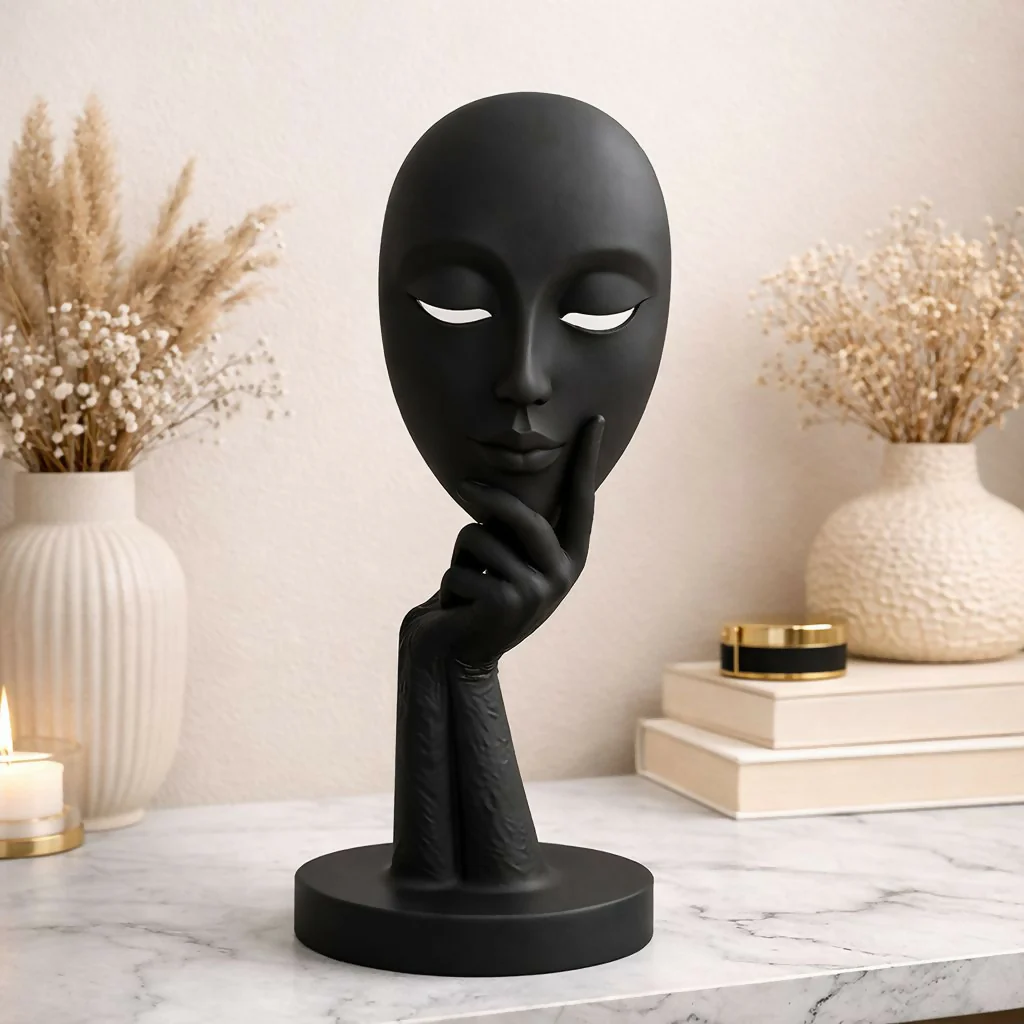 Abstract Face Showpiece Statue for Home and Office Decor