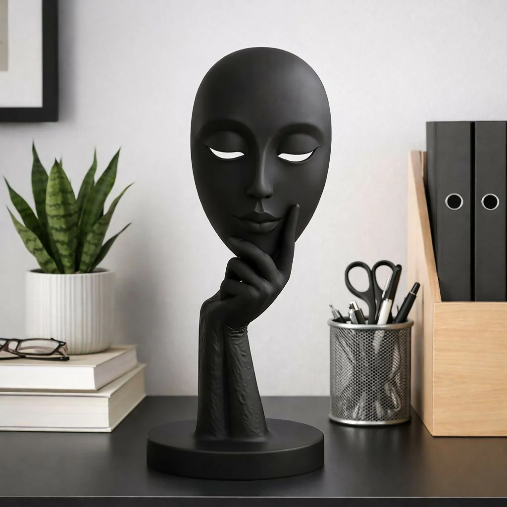 Abstract Face Showpiece Statue for Home and Office Decor - Image 2
