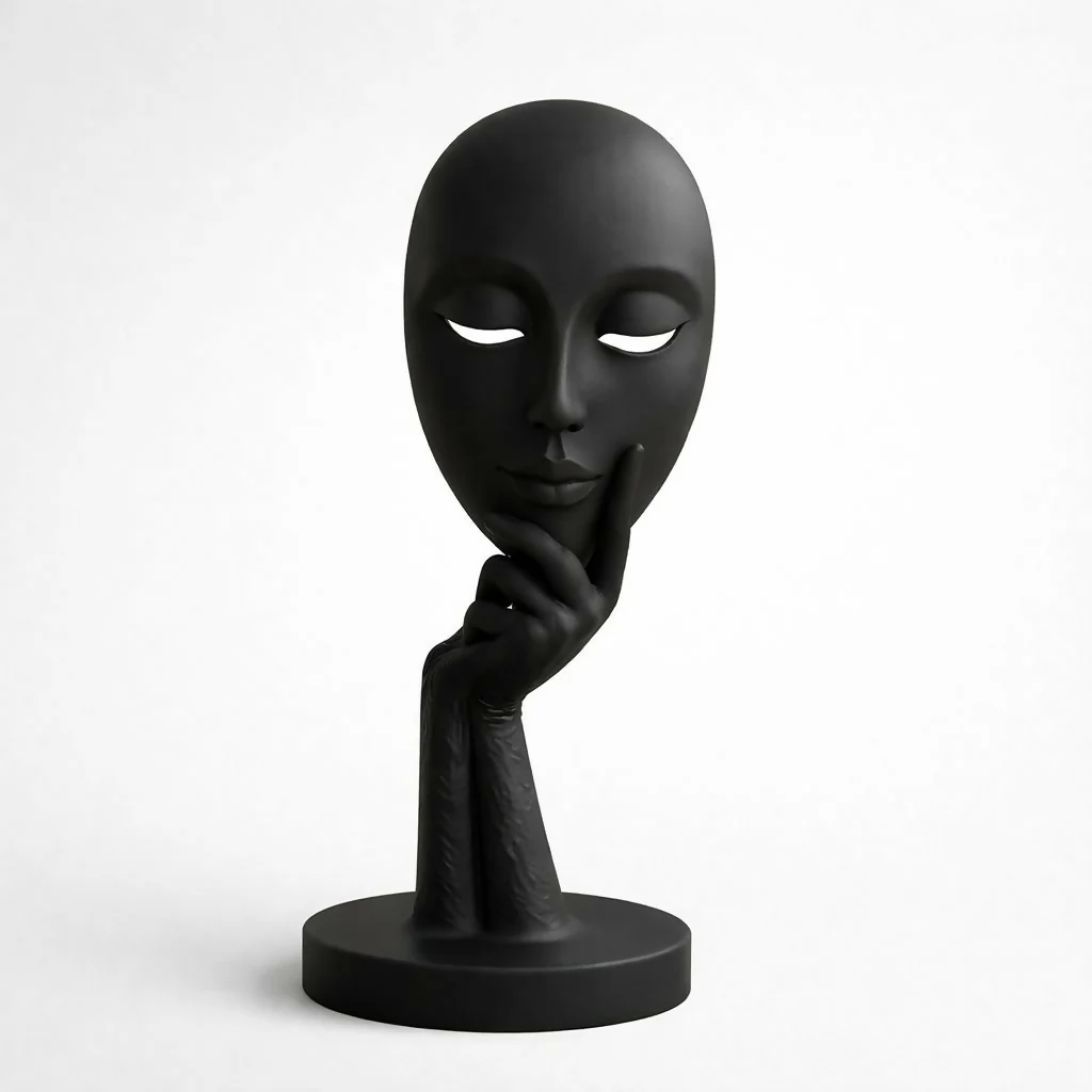 Abstract Face Showpiece Statue for Home and Office Decor - Image 4