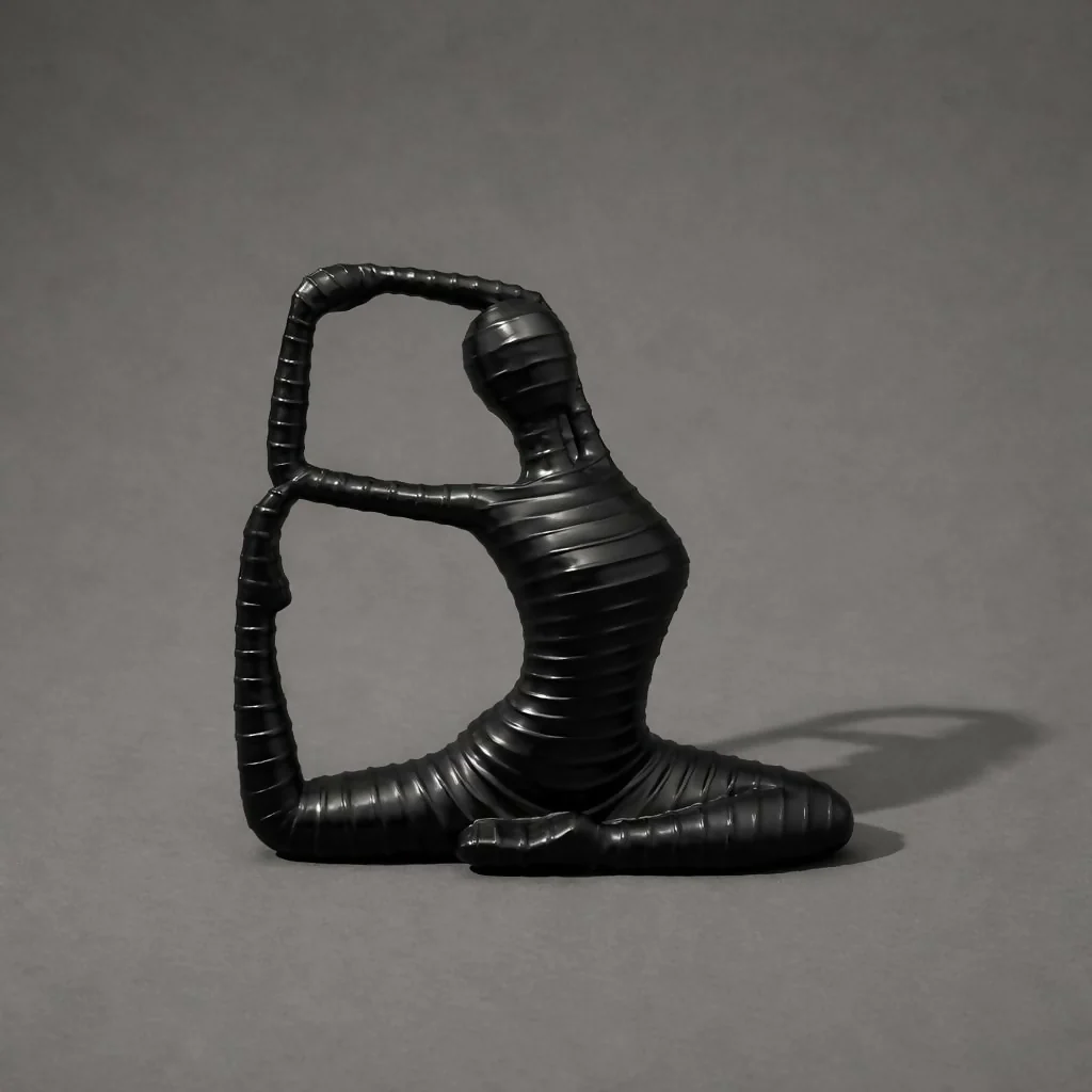 Abstract Human Shape Sculpture Showpiece for Home Decor - Image 3