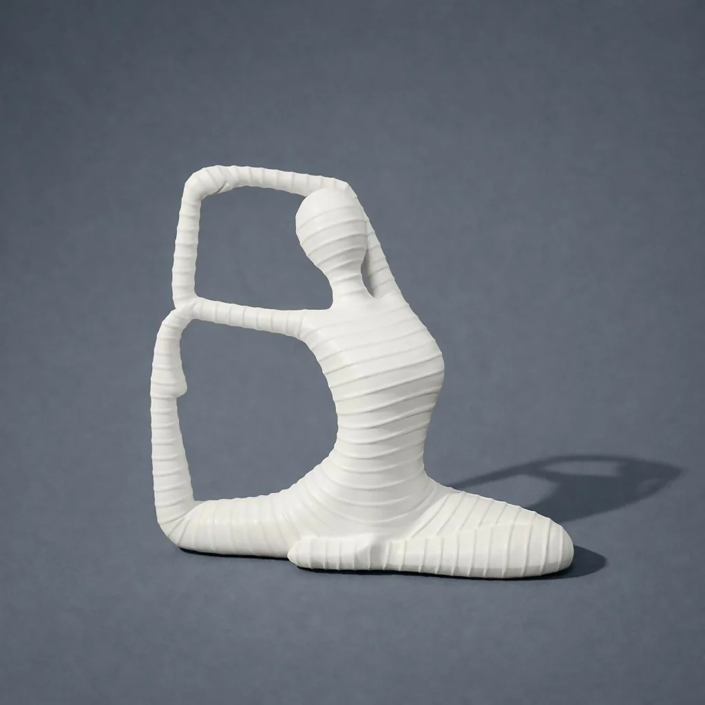 Abstract Human Shape Sculpture Showpiece for Home Decor - Image 4