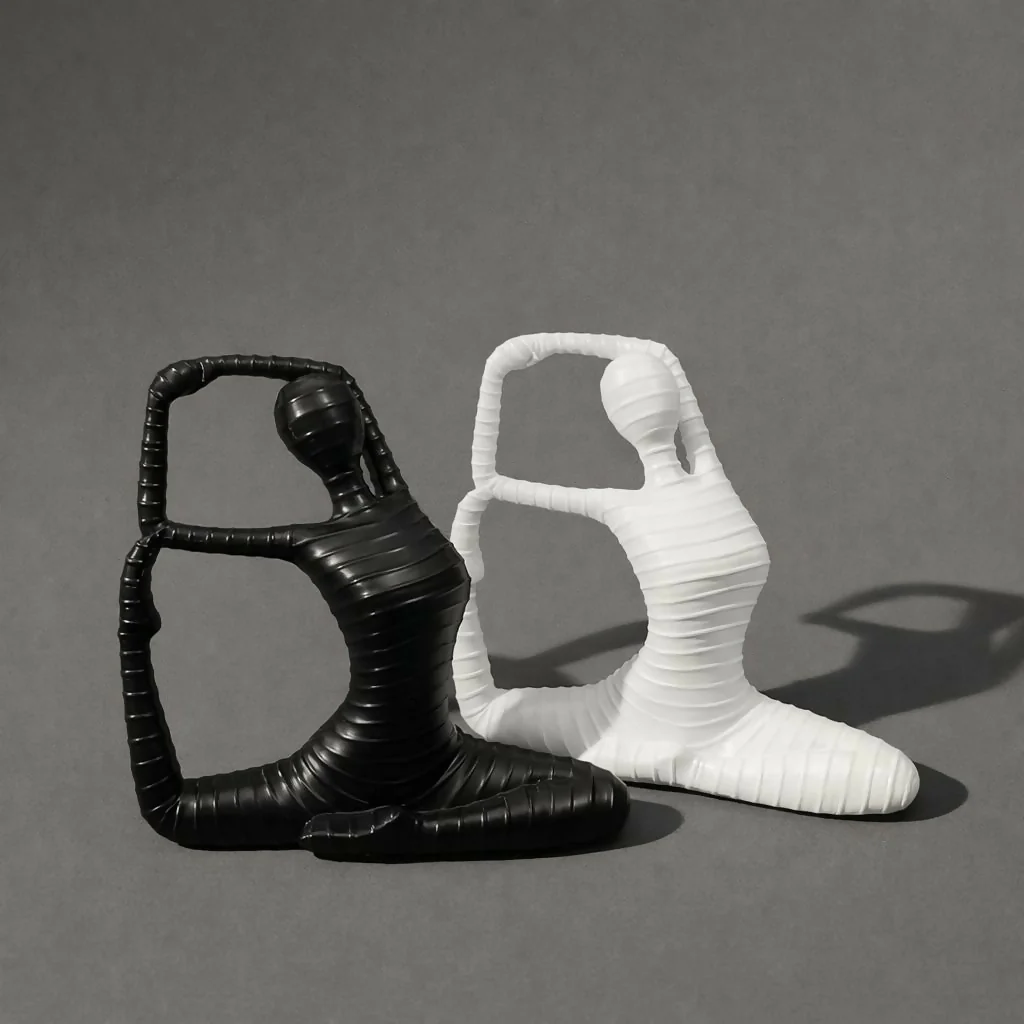 Abstract Human Shape Sculpture Showpiece for Home Decor - Image 5