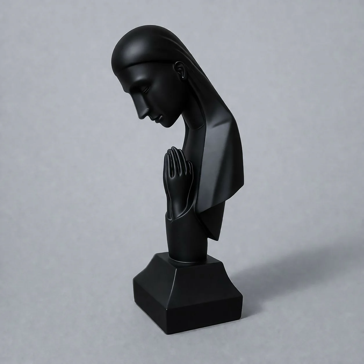 Abstract Praying Lady Sculpture Decorative Home Showpiece - Image 4