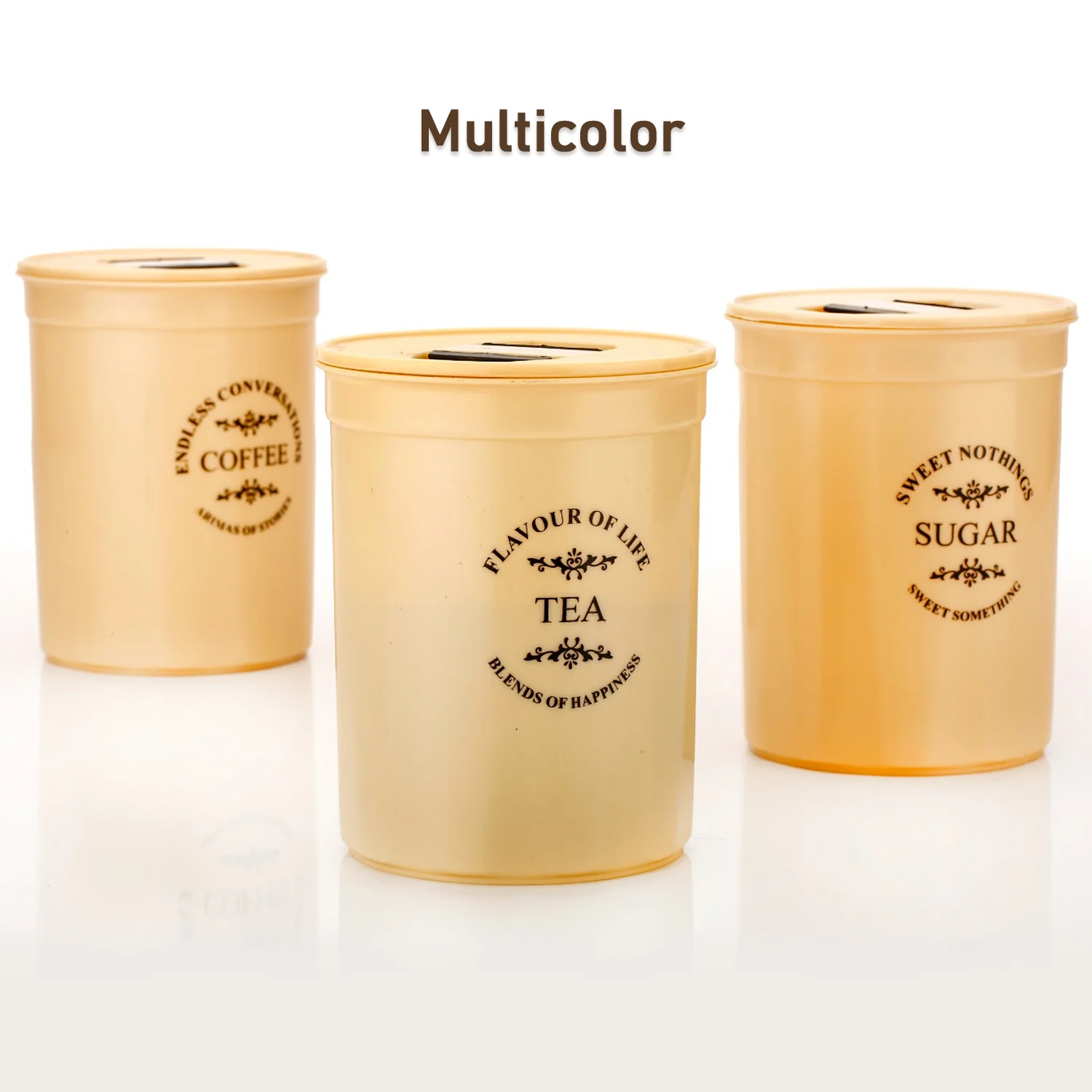 Airtight Containers – For Tea, Coffee, Sugar & More (3 Pcs Set) - Image 10
