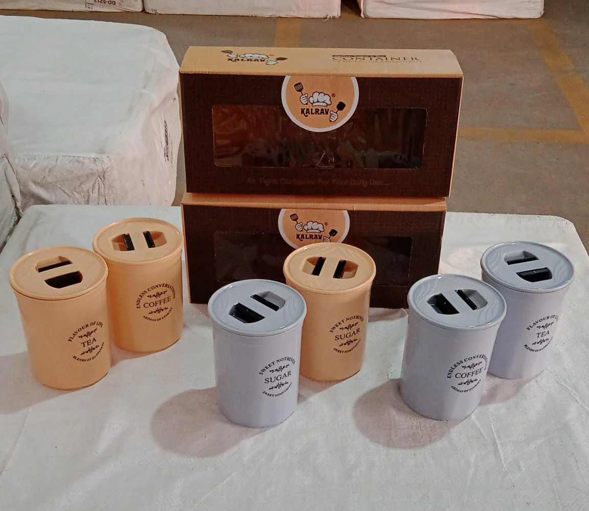 Airtight Containers – For Tea, Coffee, Sugar & More (3 Pcs Set) - Image 6
