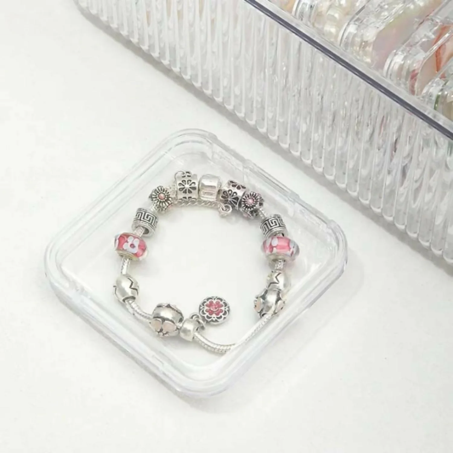 Acrylic Jewellery container with 10 inner box - Image 3