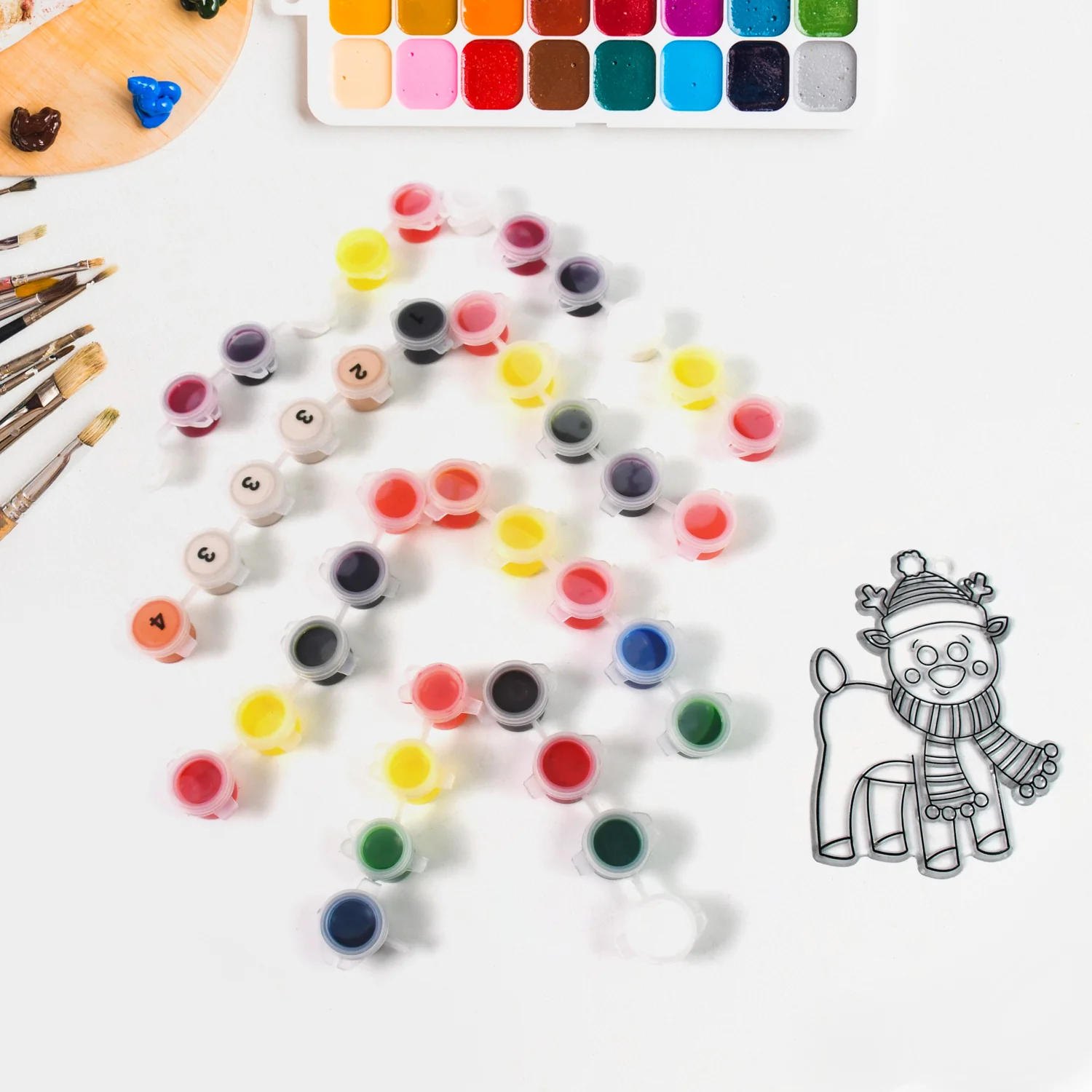 Acrylic Paint Color Kits 1 Set, Multi Color (1 Set) - Image 5