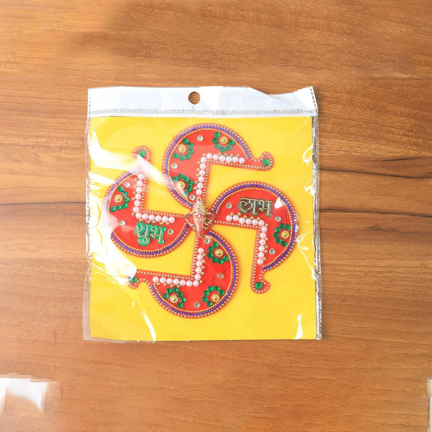 Acrylic Swastik Shubh Labh Wall Hanging  (1 Pc) - Image 8