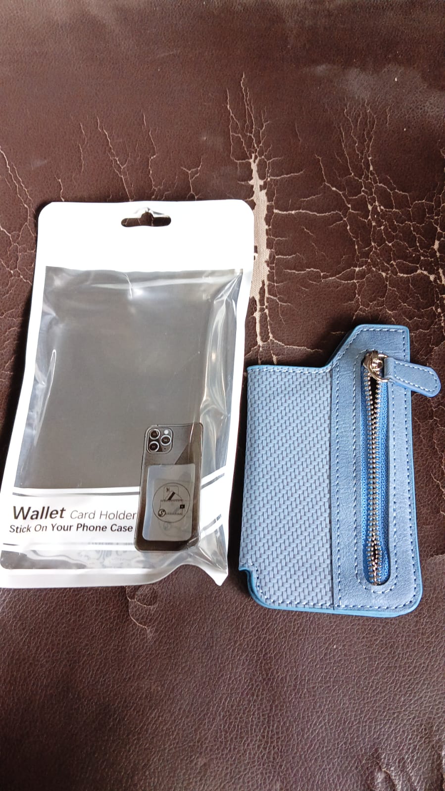Adhesive Card Phone Holder with Zipper – Versatile Wallet Case (1 Pc / Mix Color) - Image 10