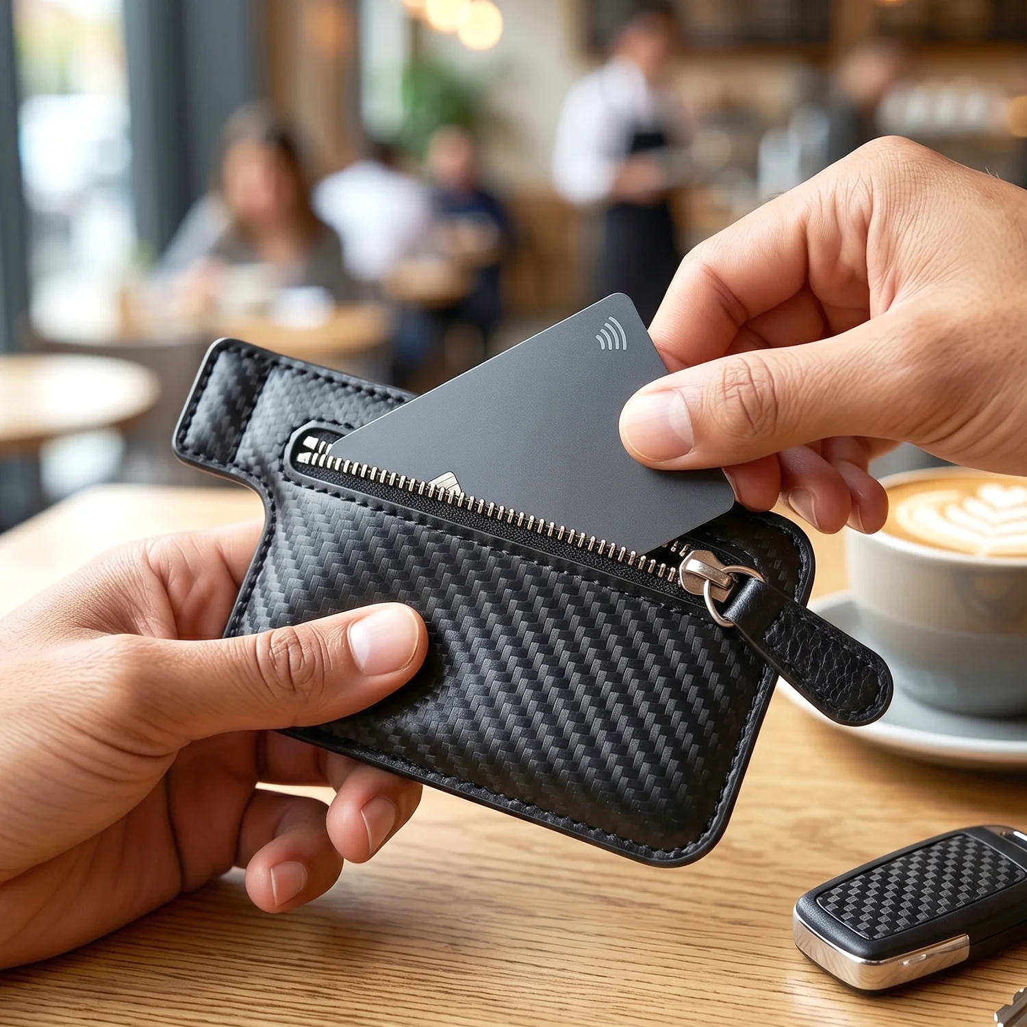 Adhesive Card Phone Holder with Zipper – Versatile Wallet Case (1 Pc / Mix Color) - Image 4