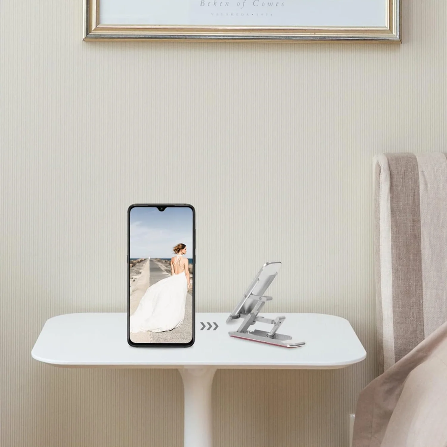 Adhesive Folding Bracket Phone Stand (1 Pc) - Image 6